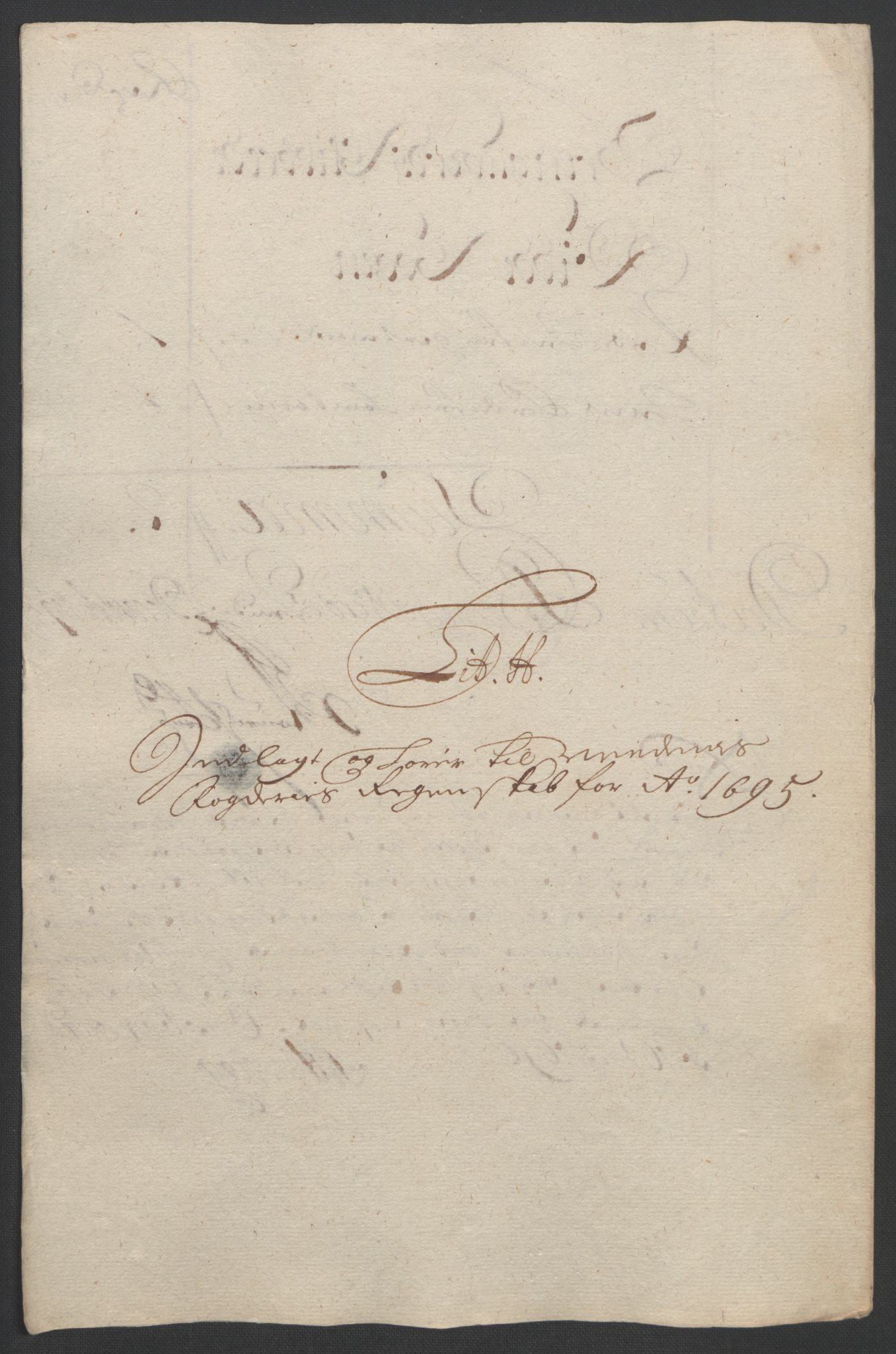 Rentekammeret inntil 1814, Reviderte regnskaper, Fogderegnskap, RA/EA-4092/R39/L2312: Fogderegnskap Nedenes, 1693-1695, p. 267