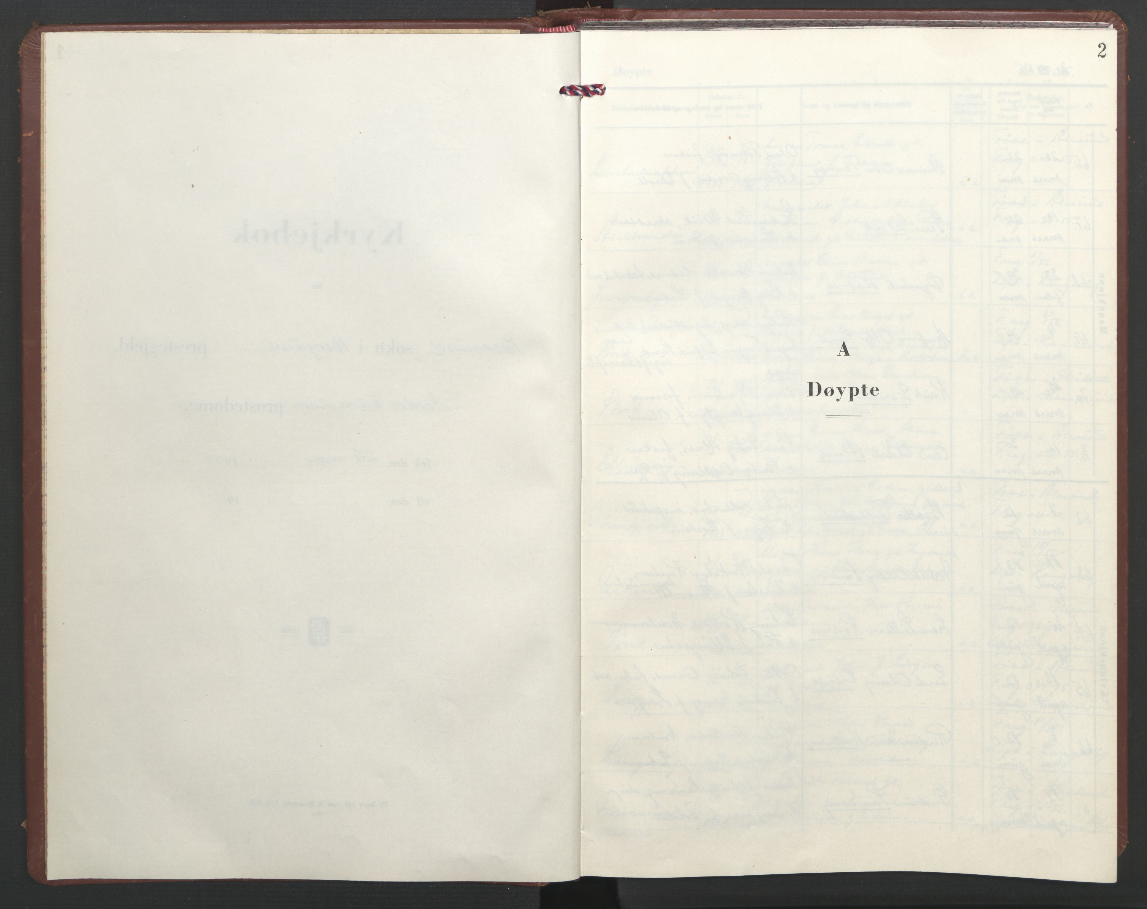 Ministerialprotokoller, klokkerbøker og fødselsregistre - Møre og Romsdal, SAT/A-1454/528/L0441: Parish register (copy) no. 528C22, 1955-1956, p. 2