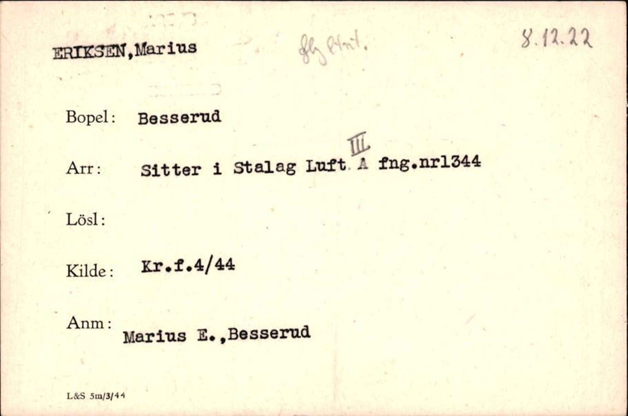 Forsvaret, Forsvarets krigshistoriske avdeling, AV/RA-RAFA-2017/Y/Yf/L0200: II-C-11-2102  -  Norske krigsfanger i Tyskland, 1940-1945, p. 248