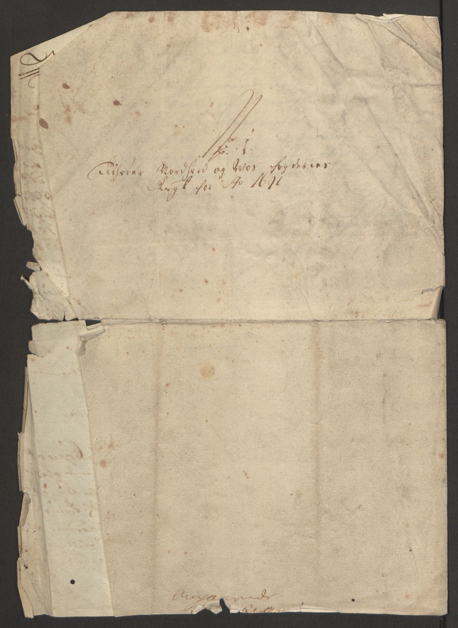 Rentekammeret inntil 1814, Reviderte regnskaper, Fogderegnskap, AV/RA-EA-4092/R51/L3181: Fogderegnskap Nordhordland og Voss, 1691-1692, p. 173