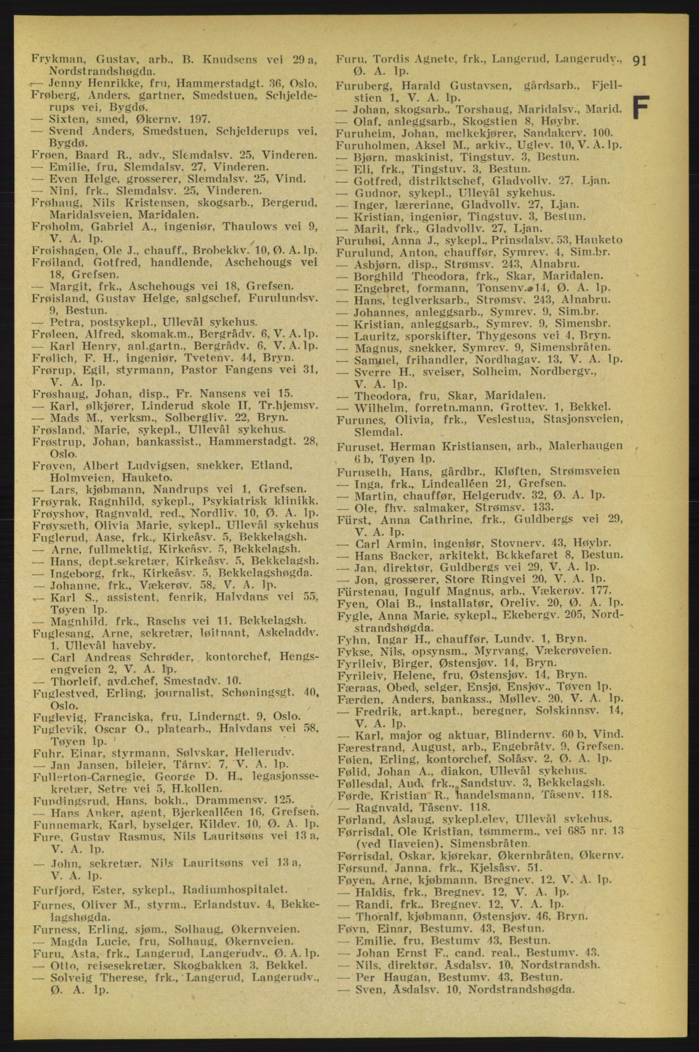Aker adressebok/adressekalender, PUBL/001/A/005: Aker adressebok, 1934-1935, p. 91