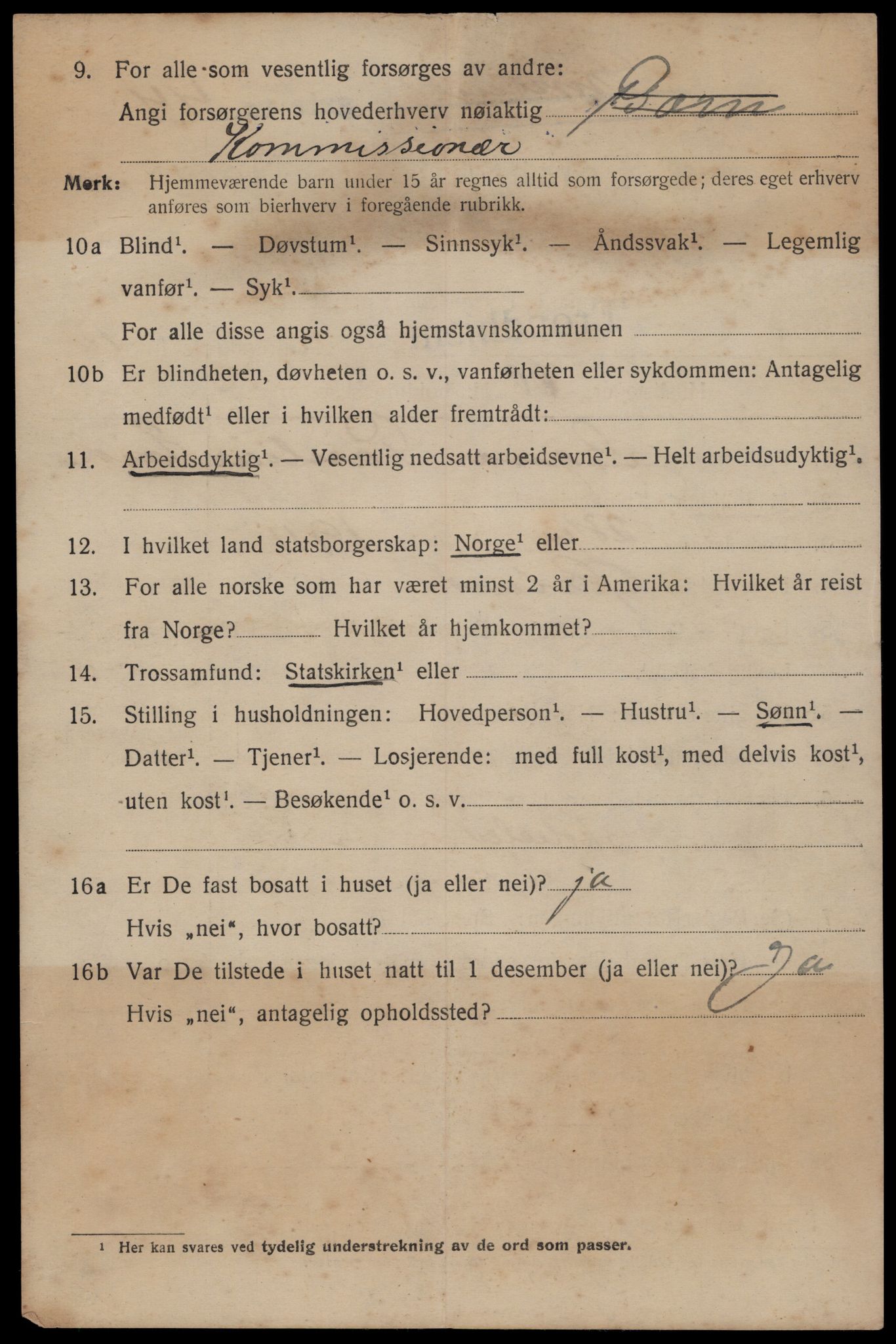 SAT, 1920 census for Trondheim, 1920, p. 55381