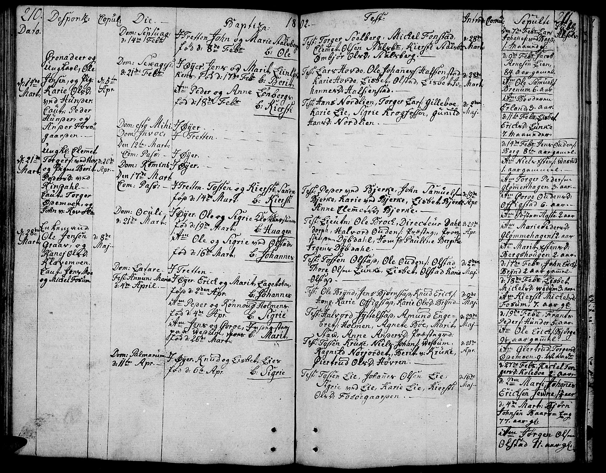 Øyer prestekontor, AV/SAH-PREST-084/H/Ha/Haa/L0003: Parish register (official) no. 3, 1784-1824, p. 210-211