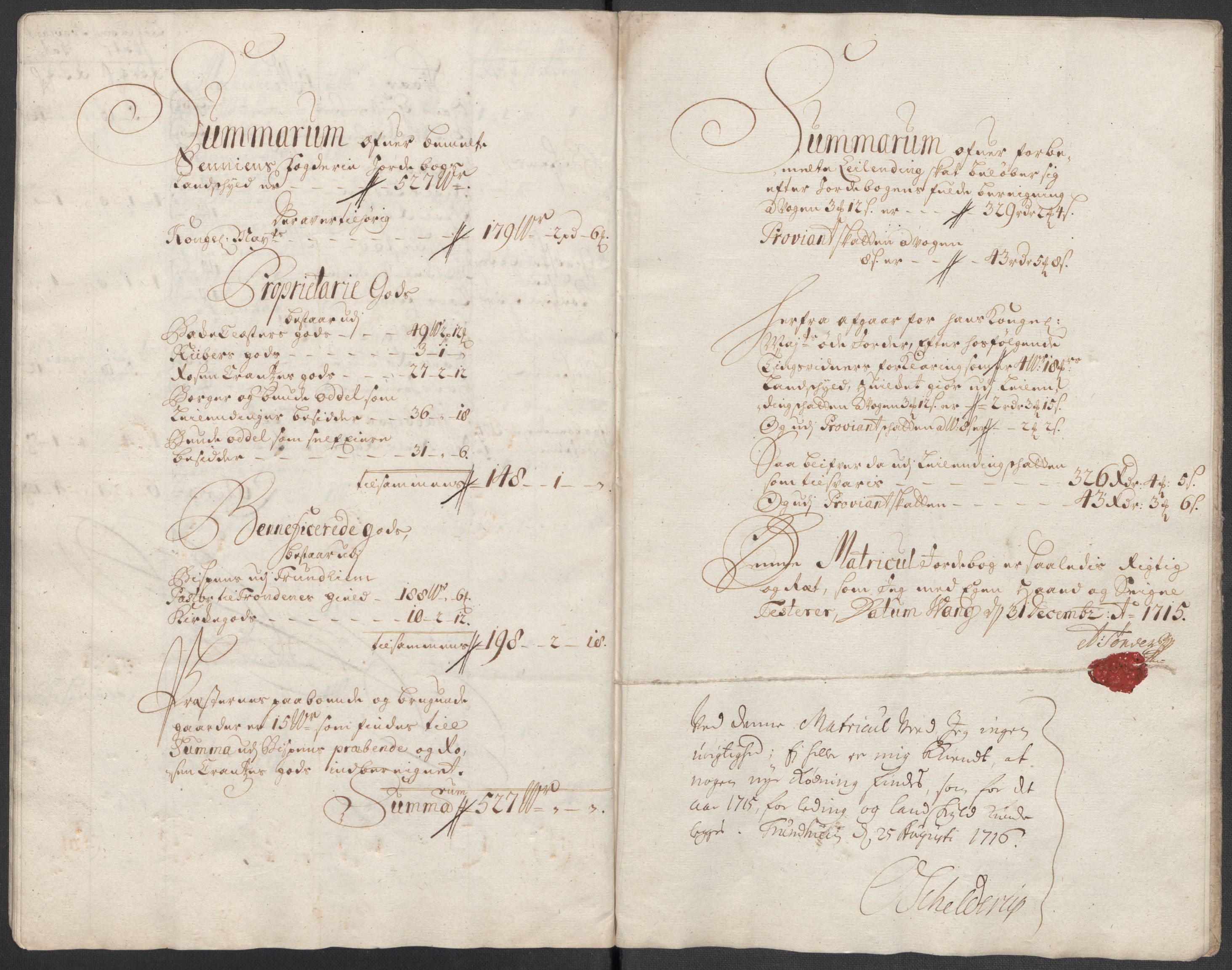 Rentekammeret inntil 1814, Reviderte regnskaper, Fogderegnskap, RA/EA-4092/R68/L4761: Fogderegnskap Senja og Troms, 1715, p. 48
