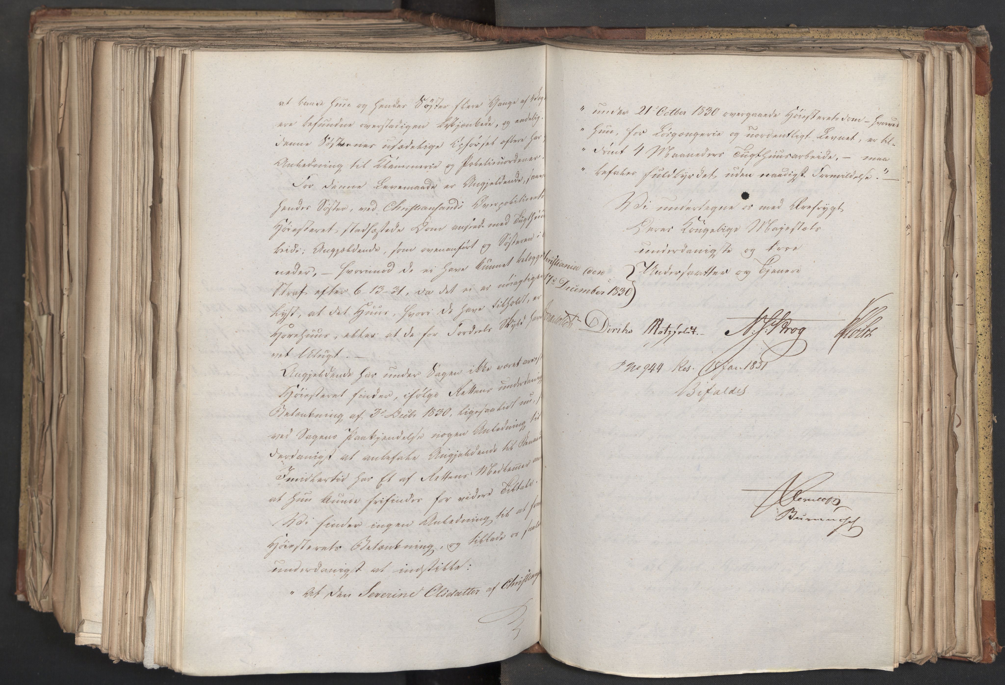 Statsrådsavdelingen i Stockholm, AV/RA-S-1003/D/Da/L0068: Regjeringsinnstillinger nr. 660-876, 1830, p. 619