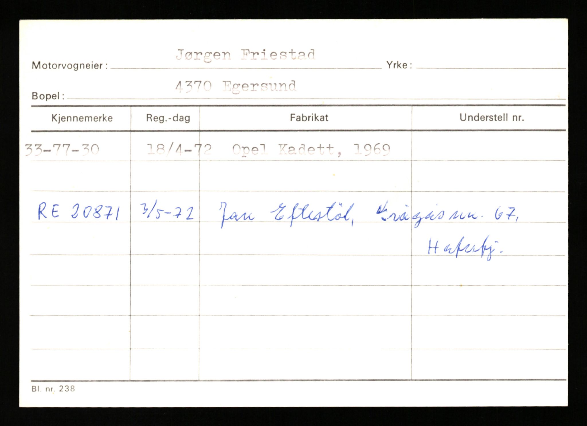 Stavanger trafikkstasjon, AV/SAST-A-101942/0/G/L0011: Registreringsnummer: 240000 - 363477, 1930-1971, p. 2671