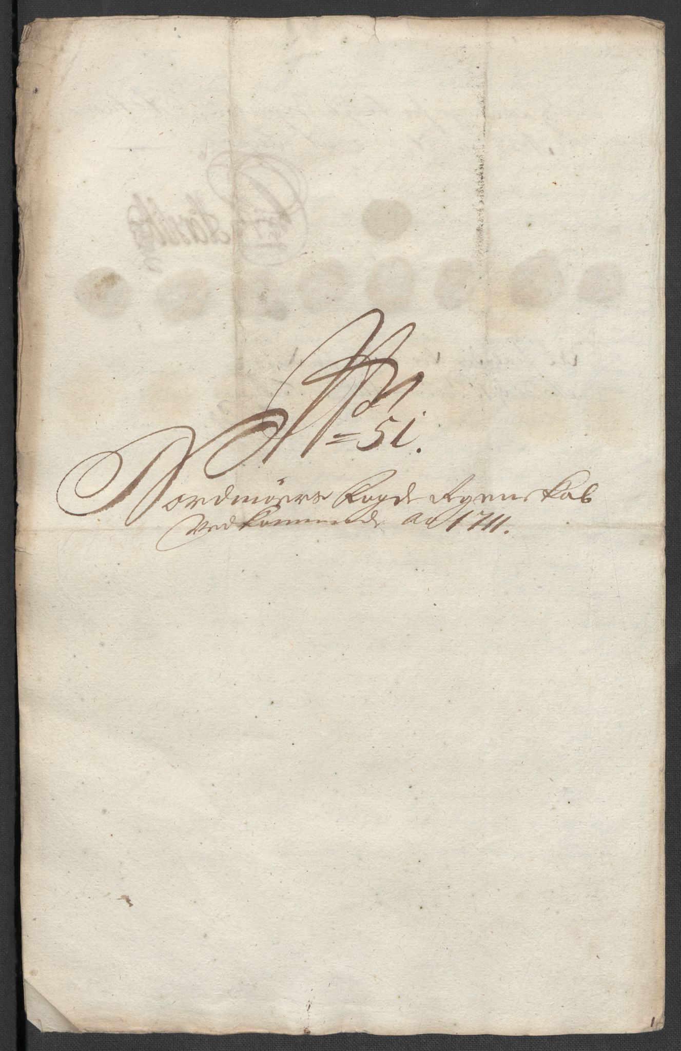 Rentekammeret inntil 1814, Reviderte regnskaper, Fogderegnskap, AV/RA-EA-4092/R56/L3745: Fogderegnskap Nordmøre, 1711, p. 383