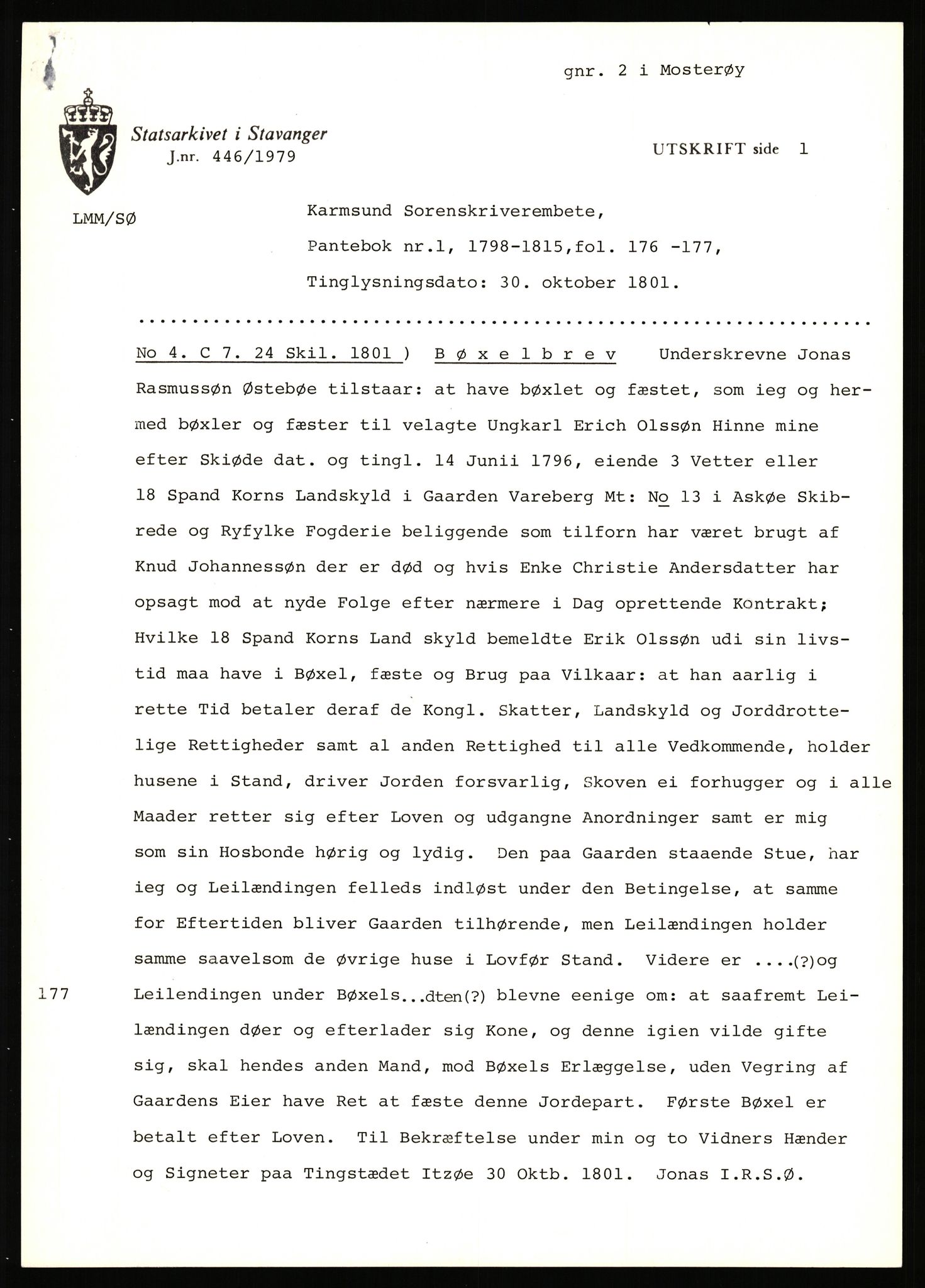 Statsarkivet i Stavanger, AV/SAST-A-101971/03/Y/Yj/L0091: Avskrifter sortert etter gårdsnavn: Ur - Vareberg, 1750-1930, p. 728