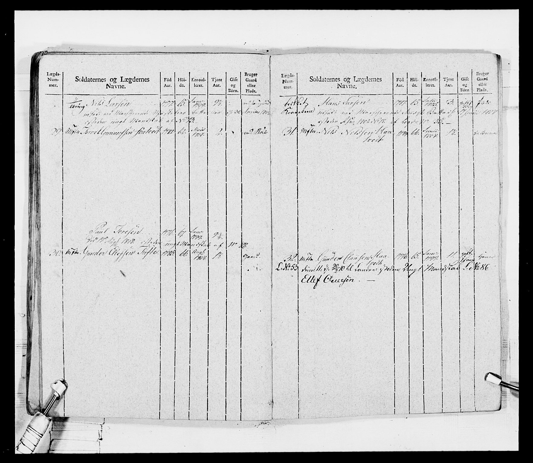 Generalitets- og kommissariatskollegiet, Det kongelige norske kommissariatskollegium, AV/RA-EA-5420/E/Eh/L0116: Telemarkske nasjonale infanteriregiment, 1810, p. 264