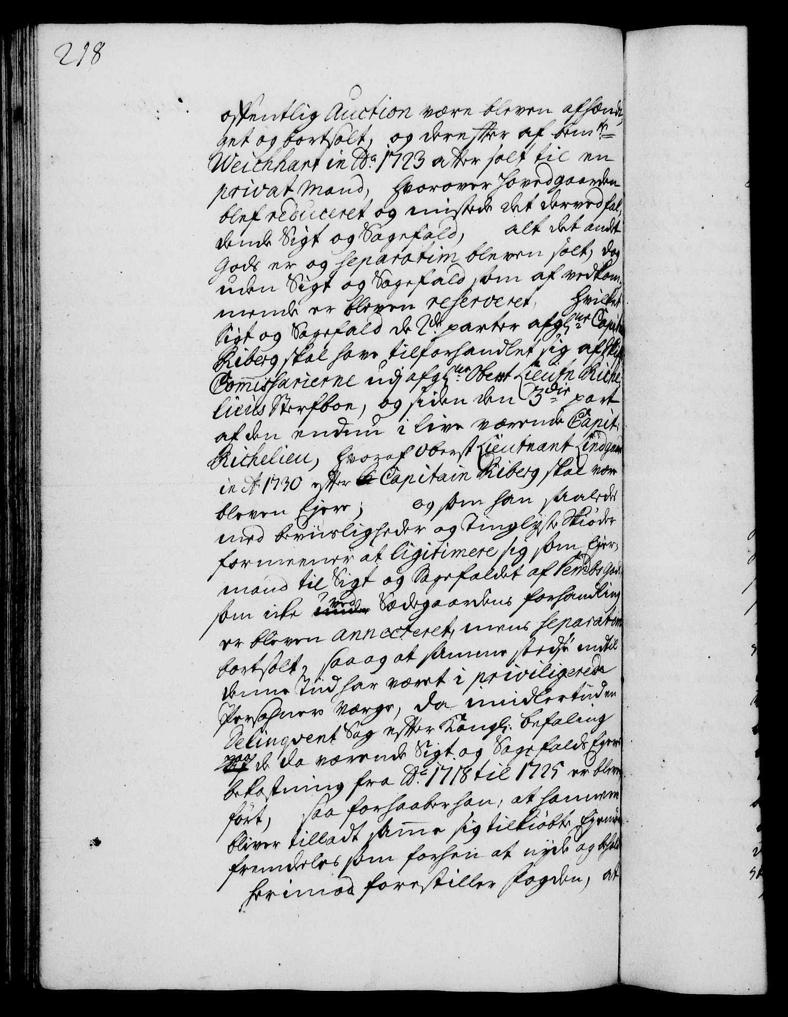 Rentekammeret, Kammerkanselliet, AV/RA-EA-3111/G/Gh/Gha/L0016: Norsk ekstraktmemorialprotokoll (merket RK 53.61), 1734-1735, p. 218