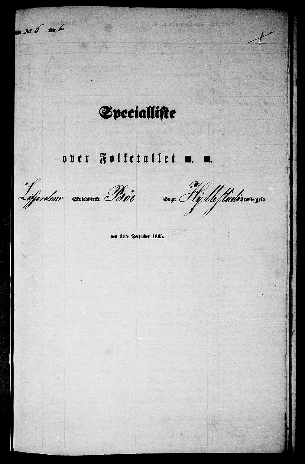 RA, 1865 census for Hyllestad, 1865, p. 104