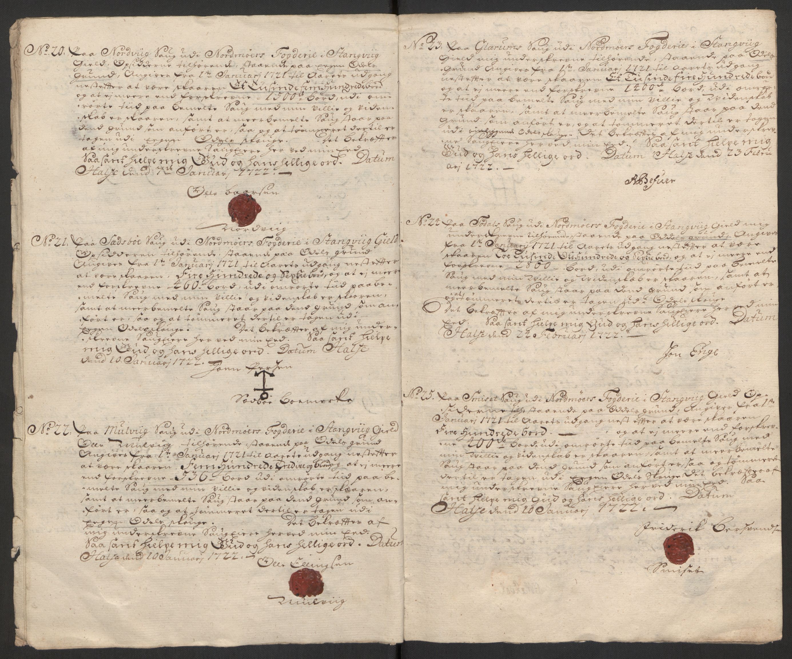 Rentekammeret inntil 1814, Reviderte regnskaper, Fogderegnskap, AV/RA-EA-4092/R56/L3754: Fogderegnskap Nordmøre, 1721, p. 112