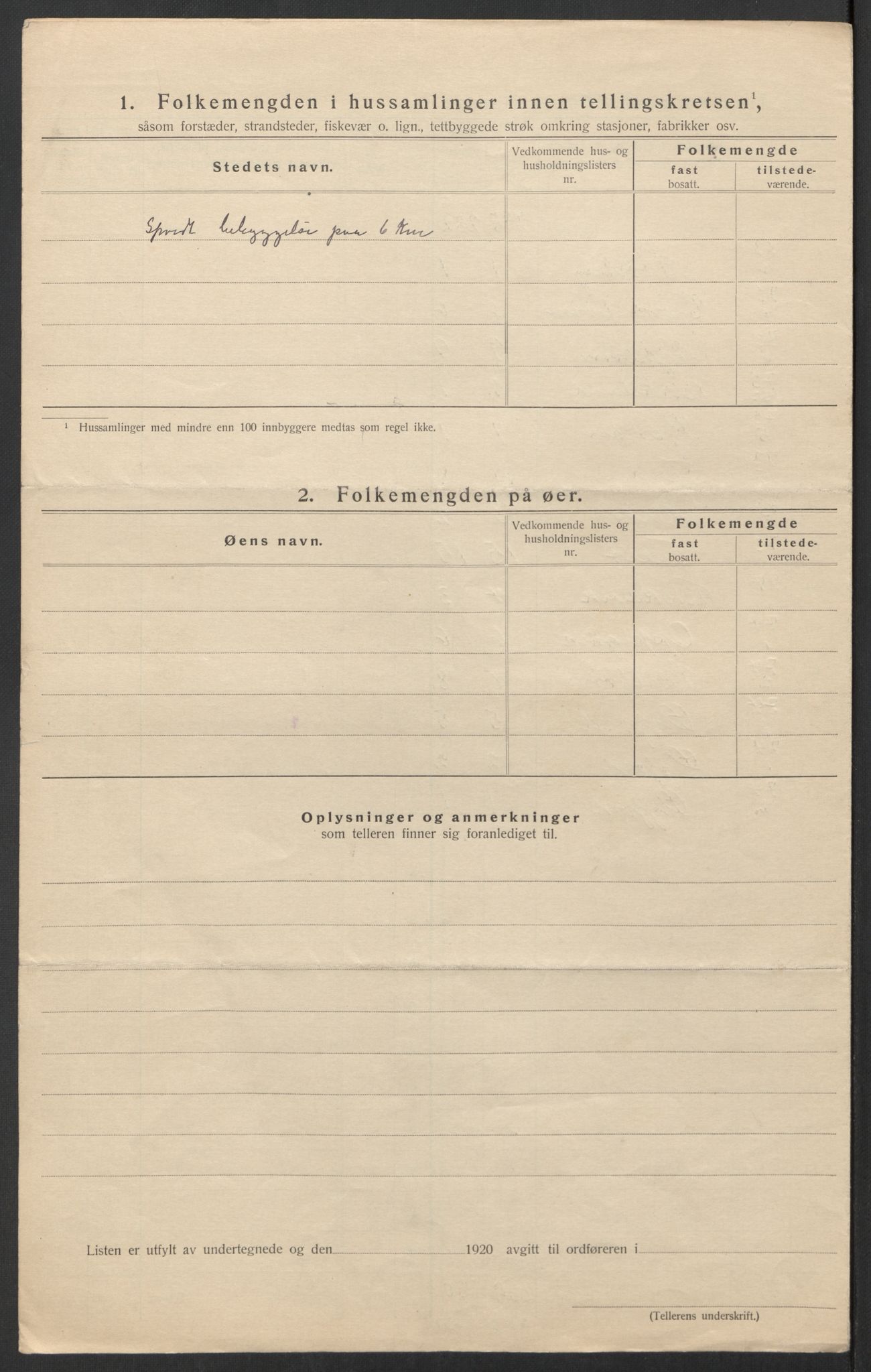 SAT, 1920 census for Bodin, 1920, p. 55