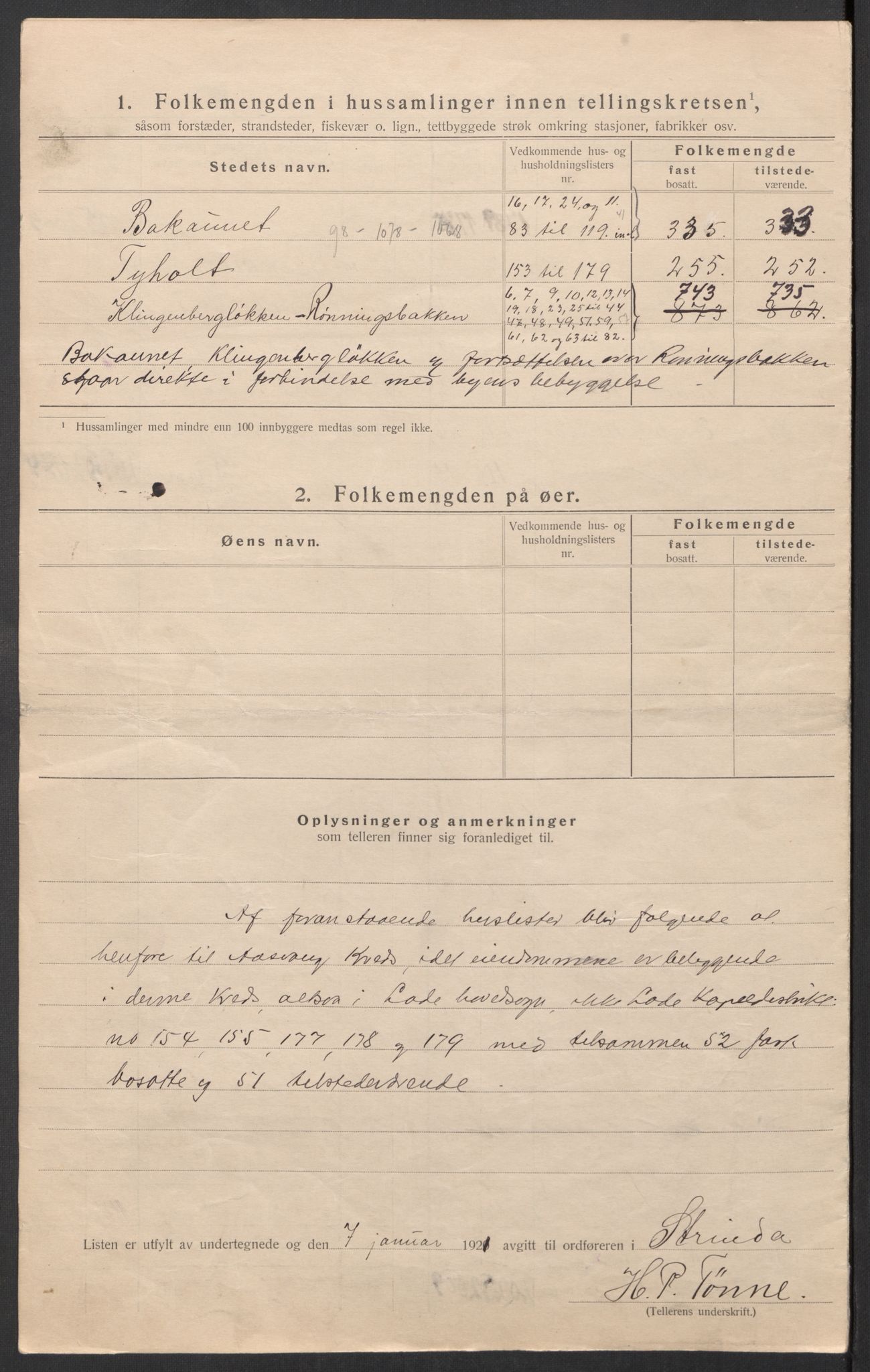 SAT, 1920 census for Strinda, 1920, p. 18