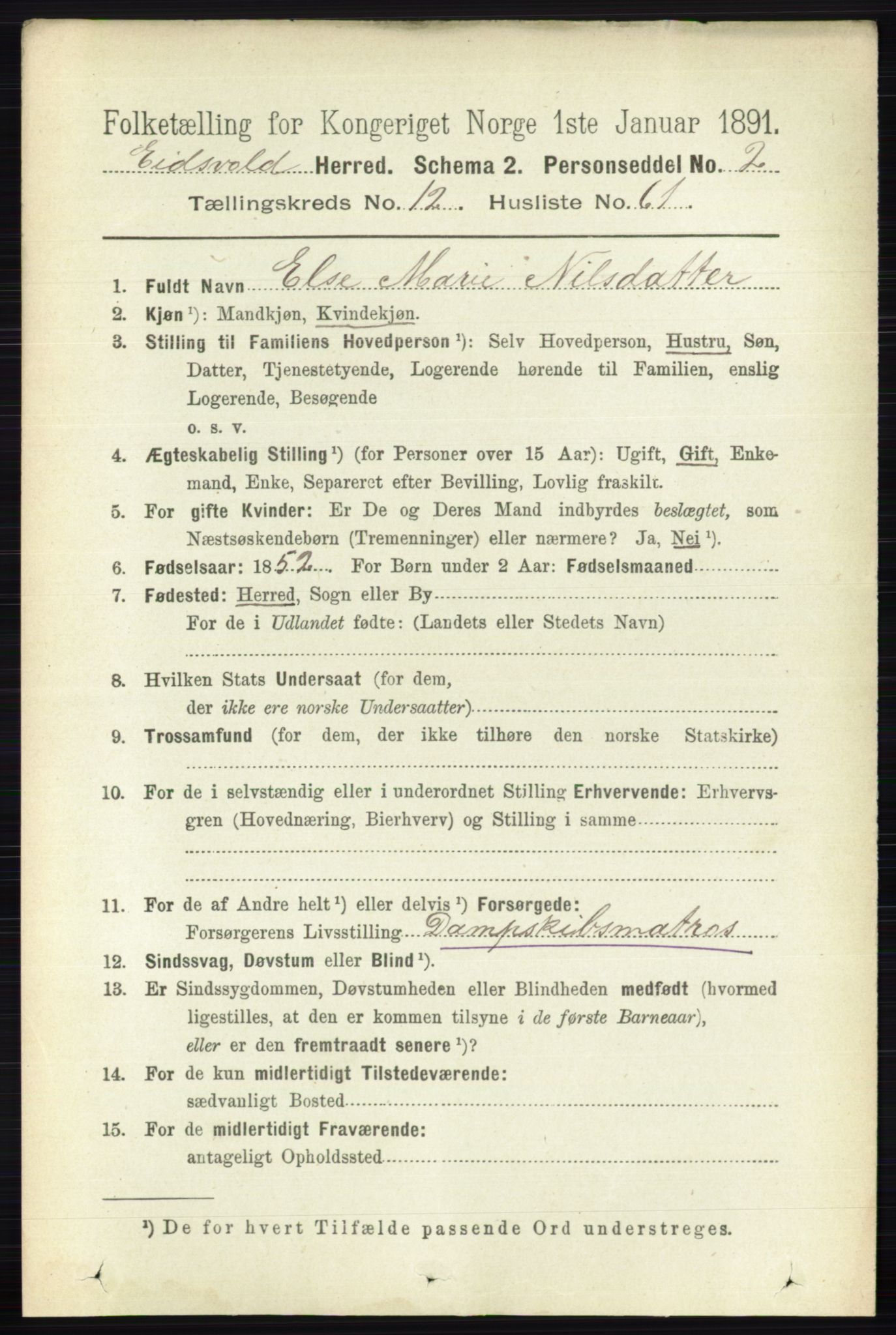 RA, 1891 census for 0237 Eidsvoll, 1891, p. 8830