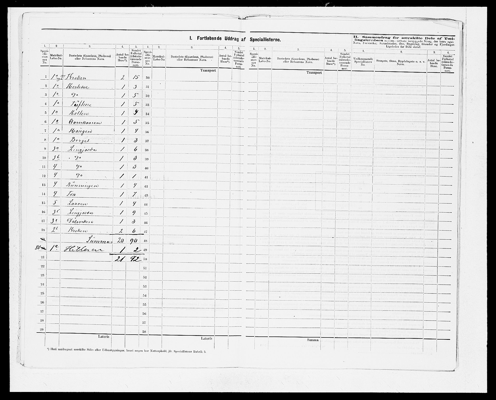 SAB, 1875 census for 1426P Luster, 1875, p. 17