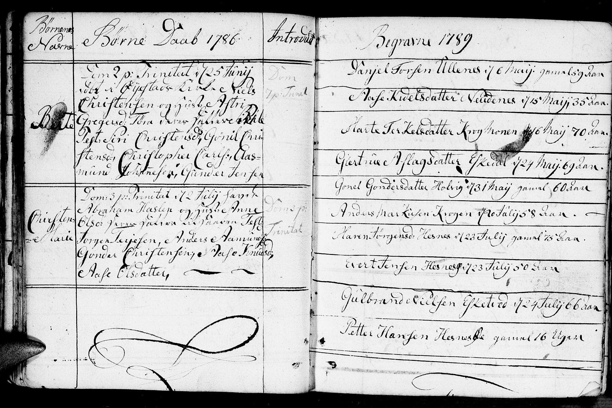 Fjære sokneprestkontor, SAK/1111-0011/F/Fb/L0005: Parish register (copy) no. B 5, 1785-1803, p. 27