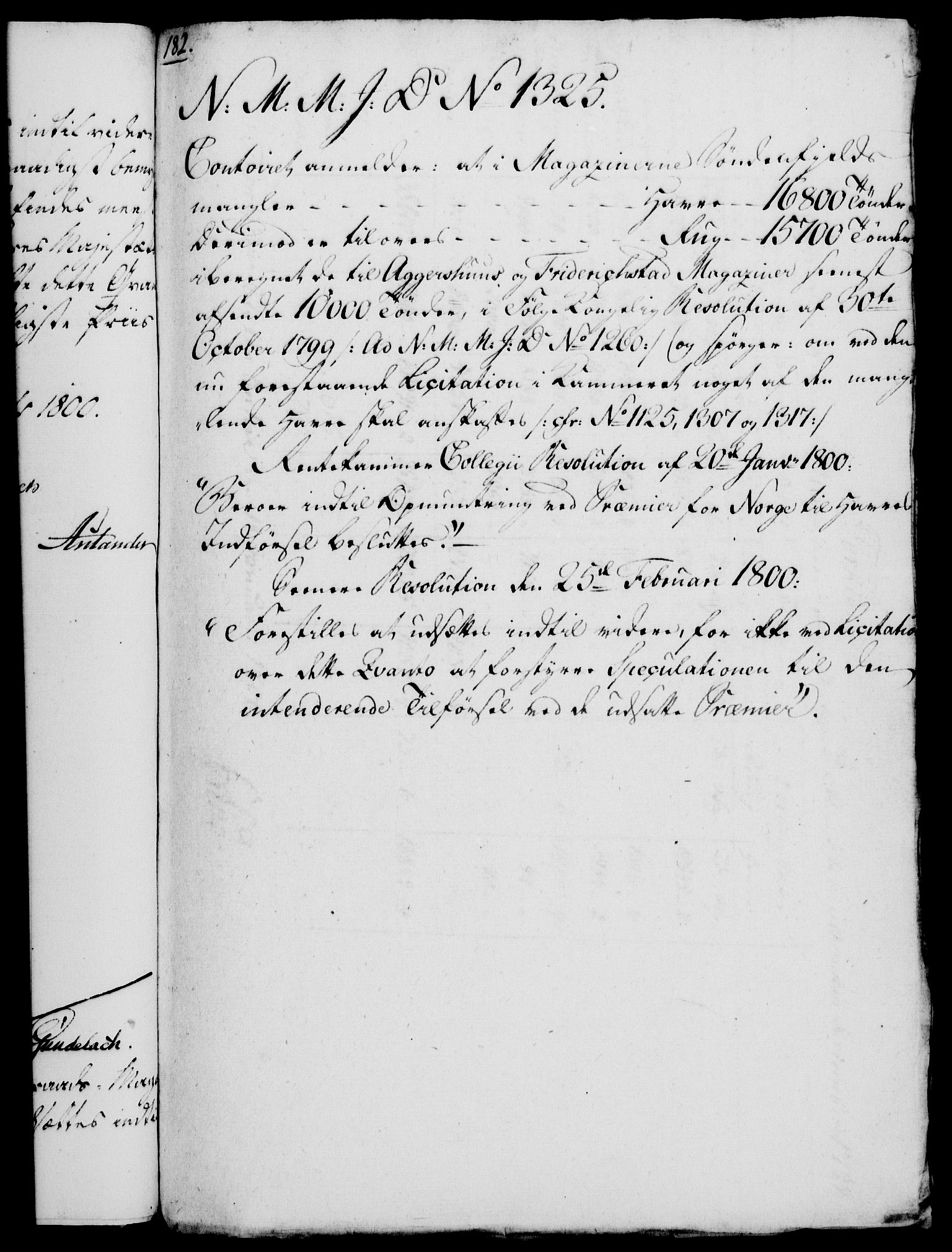 Rentekammeret, Kammerkanselliet, RA/EA-3111/G/Gf/Gfa/L0082: Norsk relasjons- og resolusjonsprotokoll (merket RK 52.82), 1800, p. 146