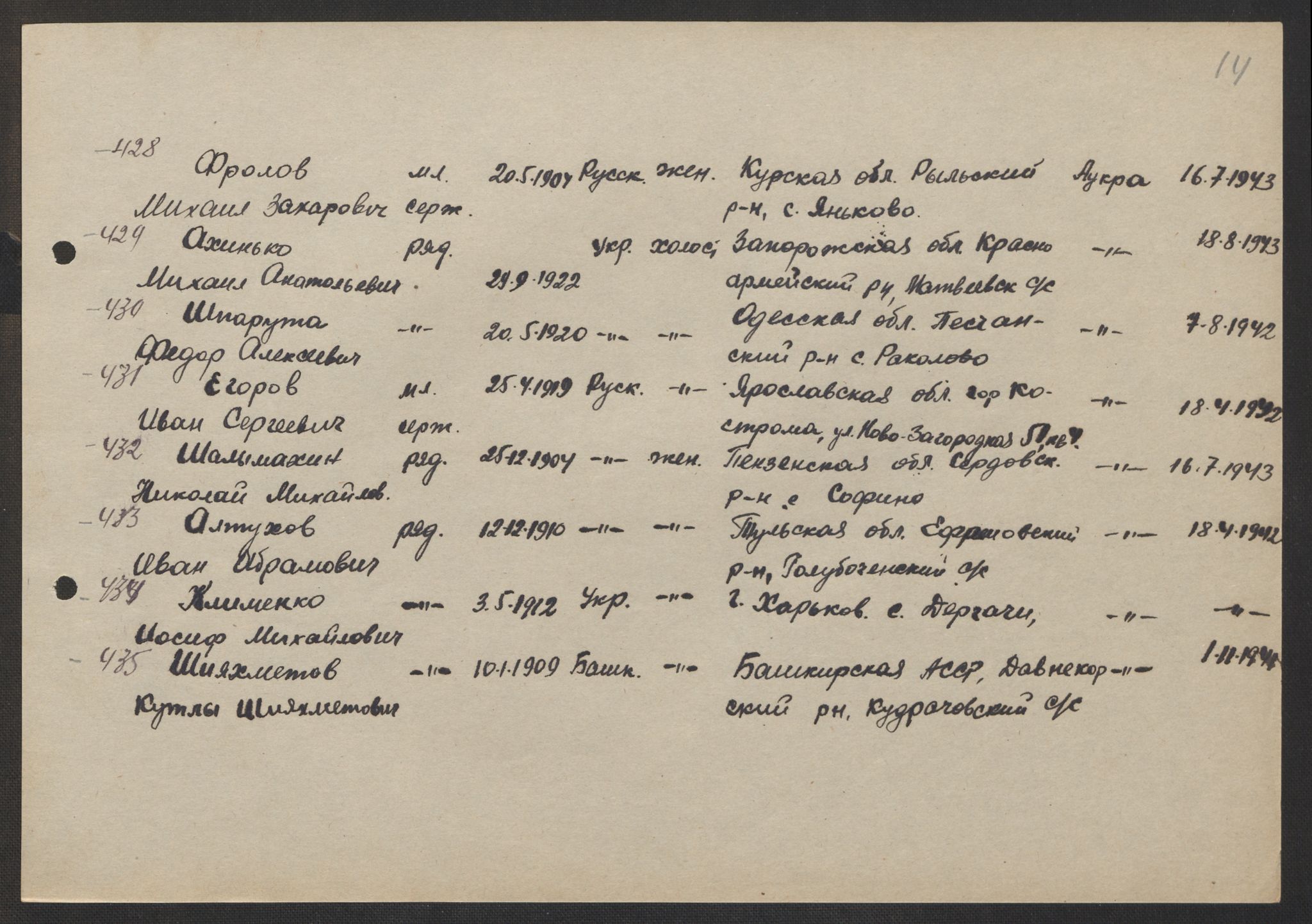 Flyktnings- og fangedirektoratet, Repatrieringskontoret, AV/RA-S-1681/D/Db/L0017: Displaced Persons (DPs) og sivile tyskere, 1945-1948, p. 176