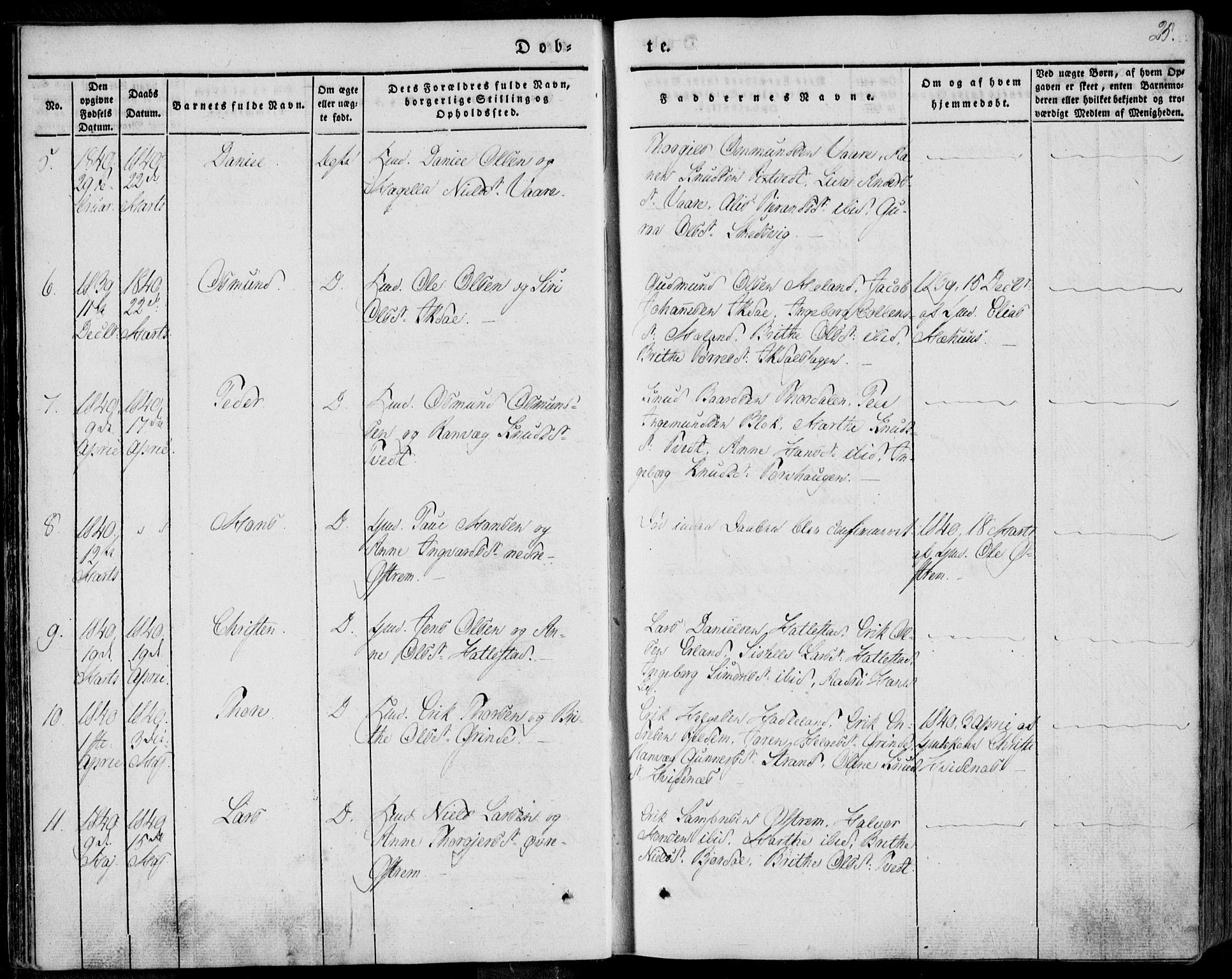 Skjold sokneprestkontor, AV/SAST-A-101847/H/Ha/Haa/L0006: Parish register (official) no. A 6.1, 1835-1858, p. 25