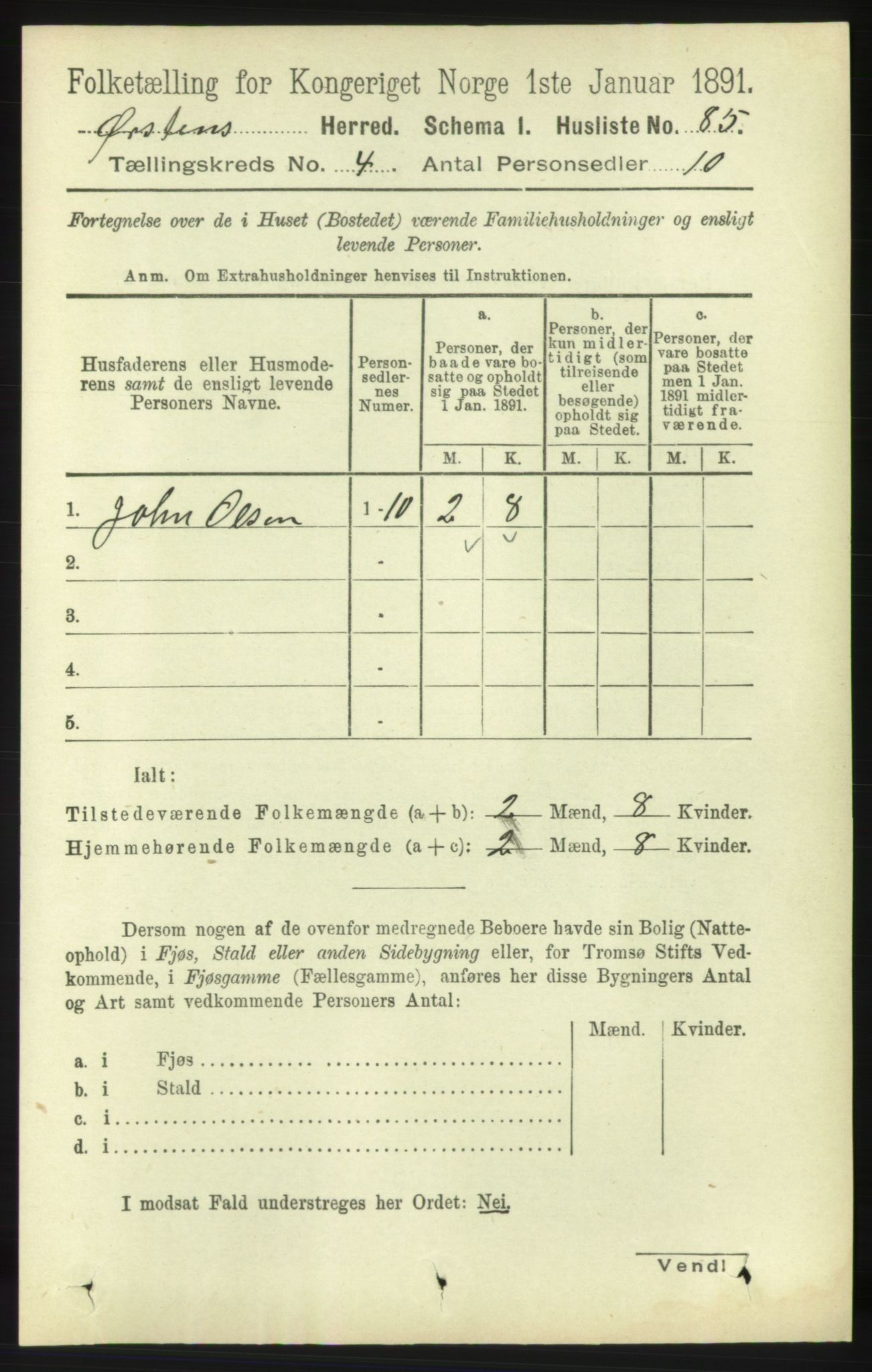 RA, 1891 census for 1520 Ørsta, 1891, p. 1670