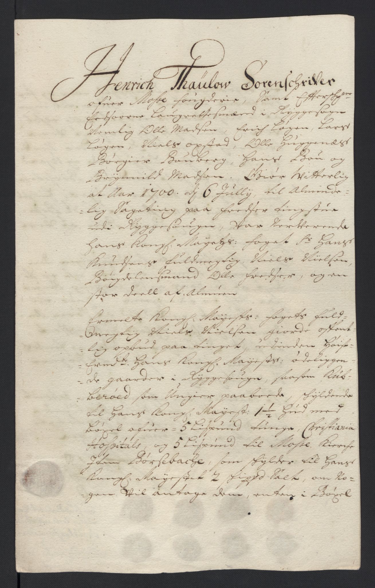 Rentekammeret inntil 1814, Reviderte regnskaper, Fogderegnskap, AV/RA-EA-4092/R04/L0129: Fogderegnskap Moss, Onsøy, Tune, Veme og Åbygge, 1700, p. 421