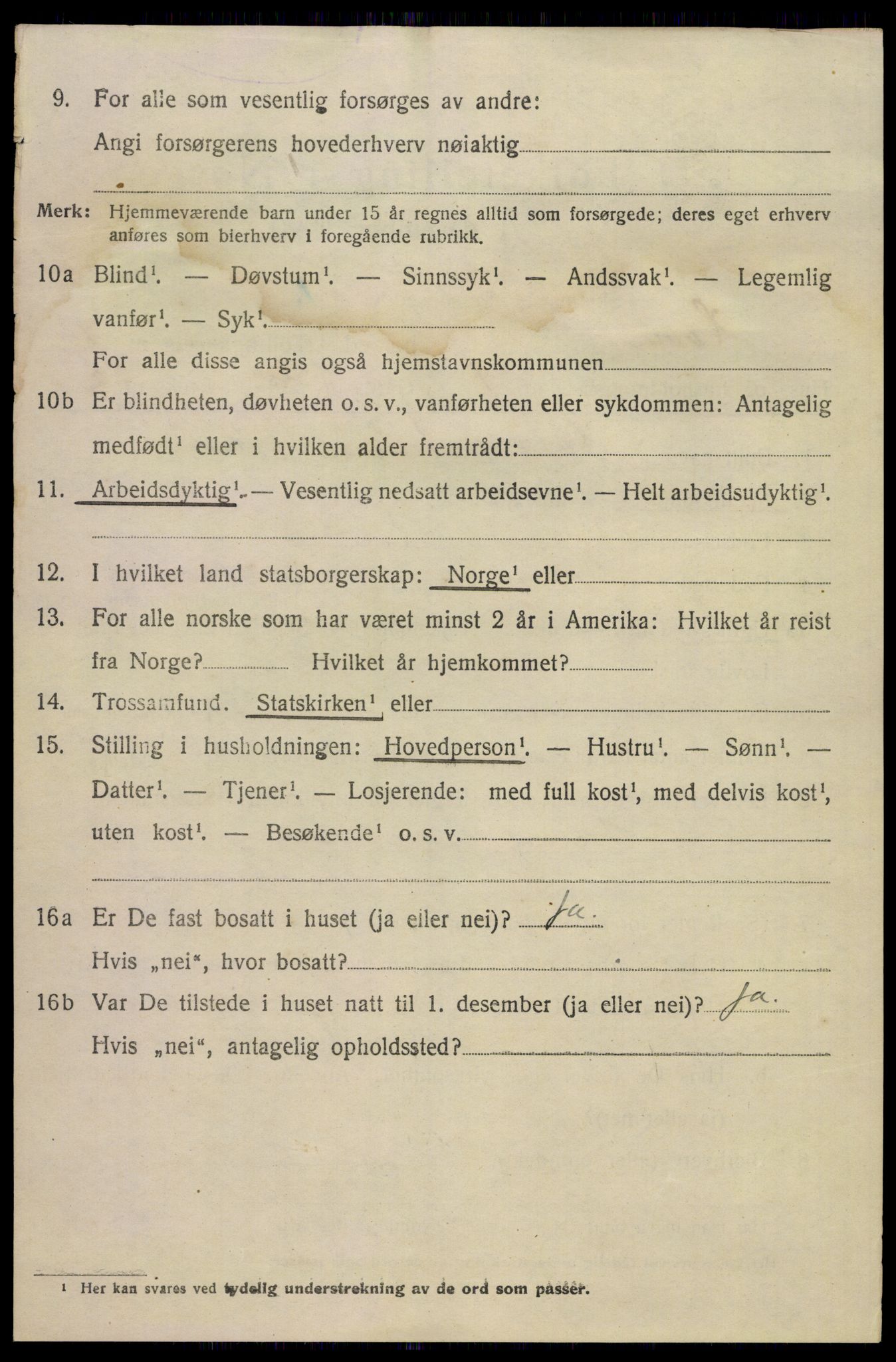 SAKO, 1920 census for Hovin, 1920, p. 1692