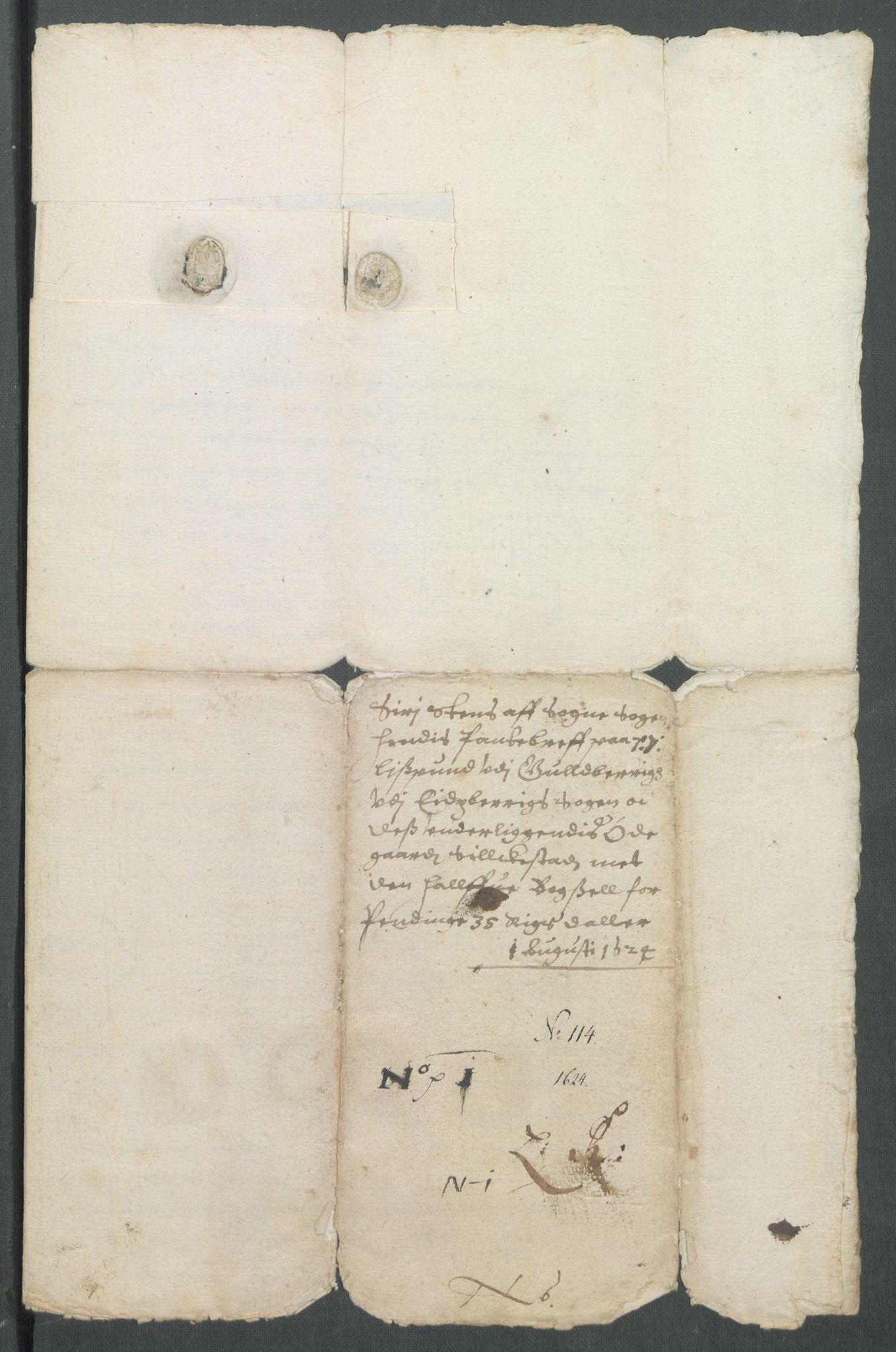 Riksarkivets diplomsamling, AV/RA-EA-5965/F02/L0134: Dokumenter, 1624, p. 28