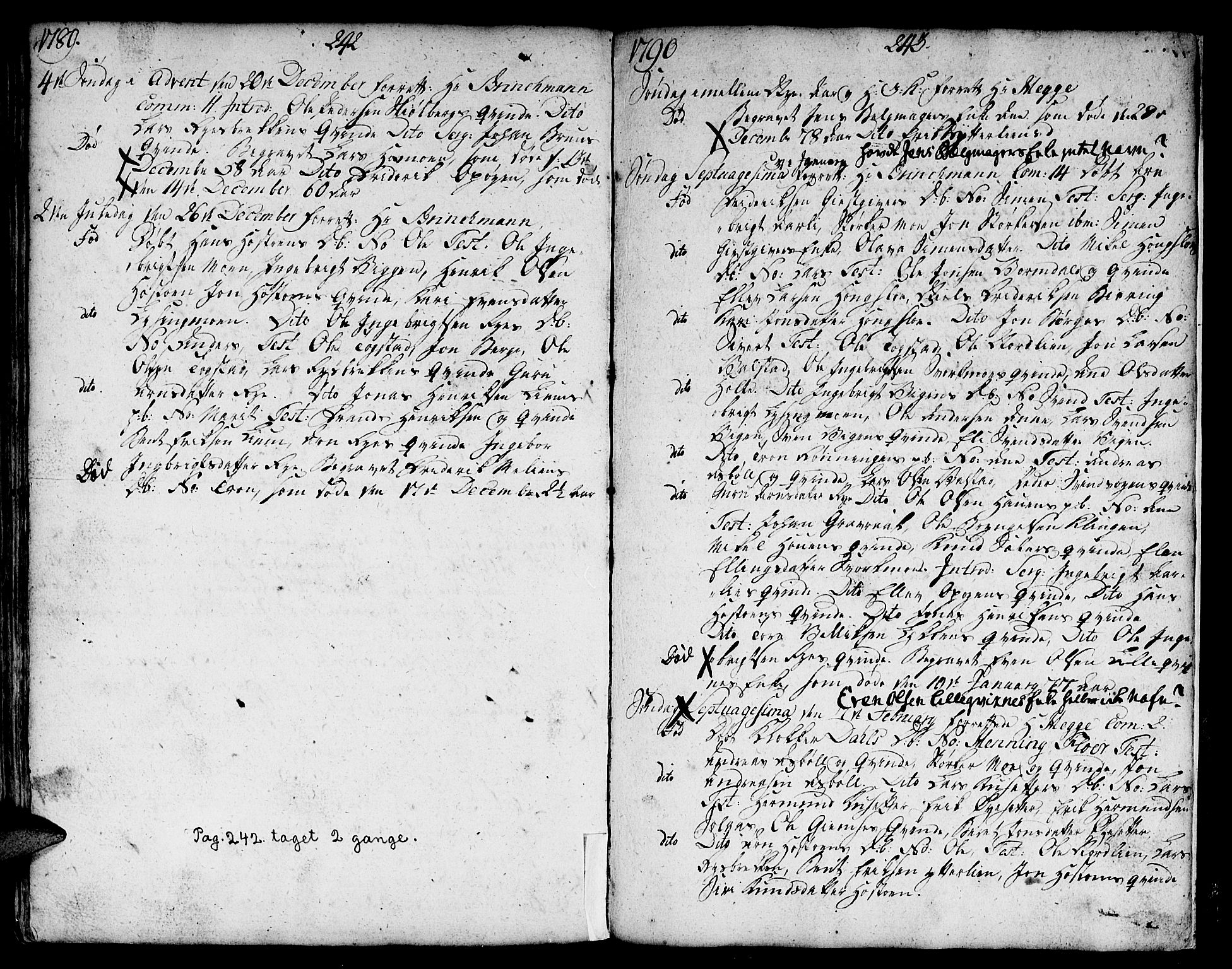 Ministerialprotokoller, klokkerbøker og fødselsregistre - Sør-Trøndelag, AV/SAT-A-1456/671/L0840: Parish register (official) no. 671A02, 1756-1794, p. 342-343