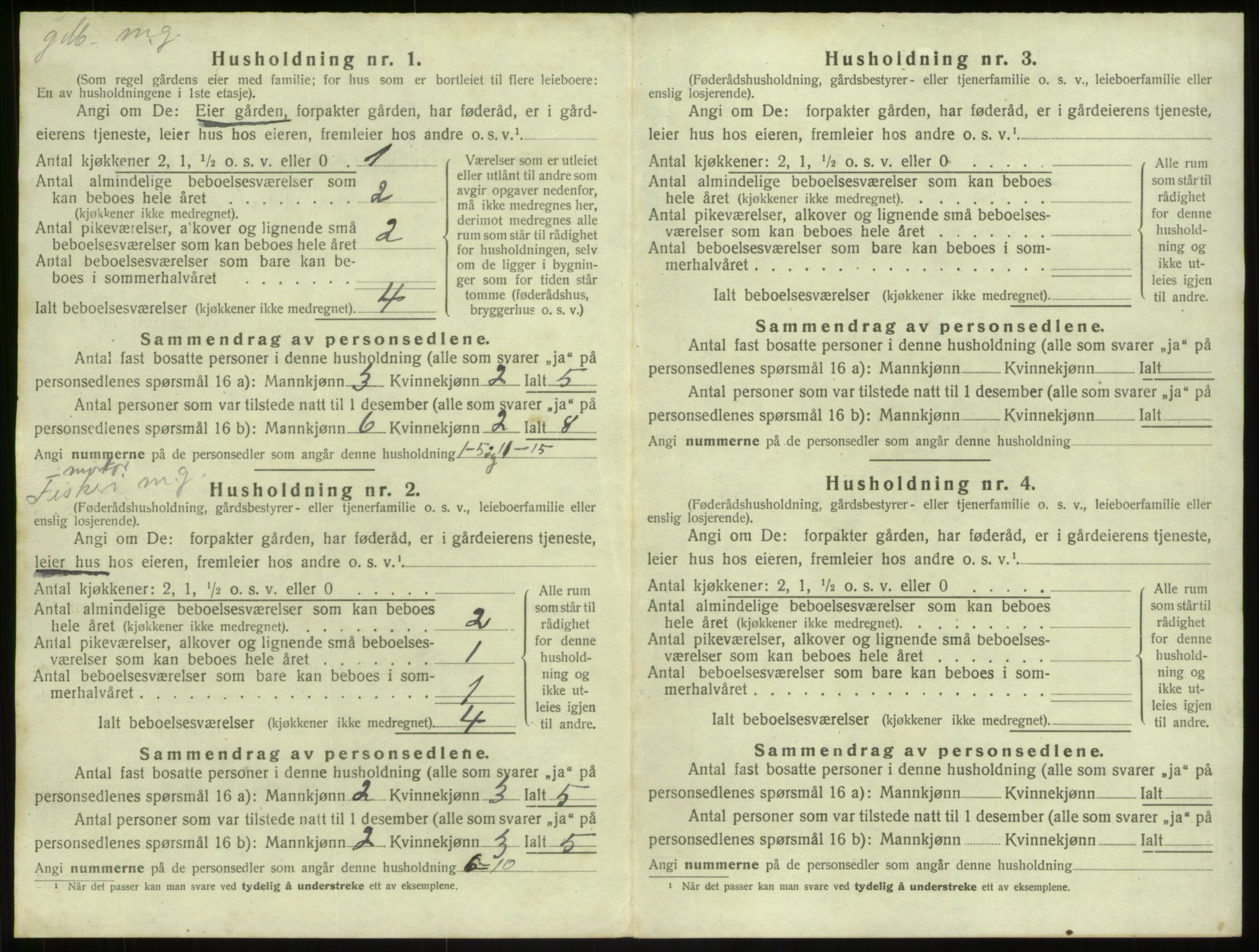 SAB, 1920 census for Herdla, 1920, p. 714