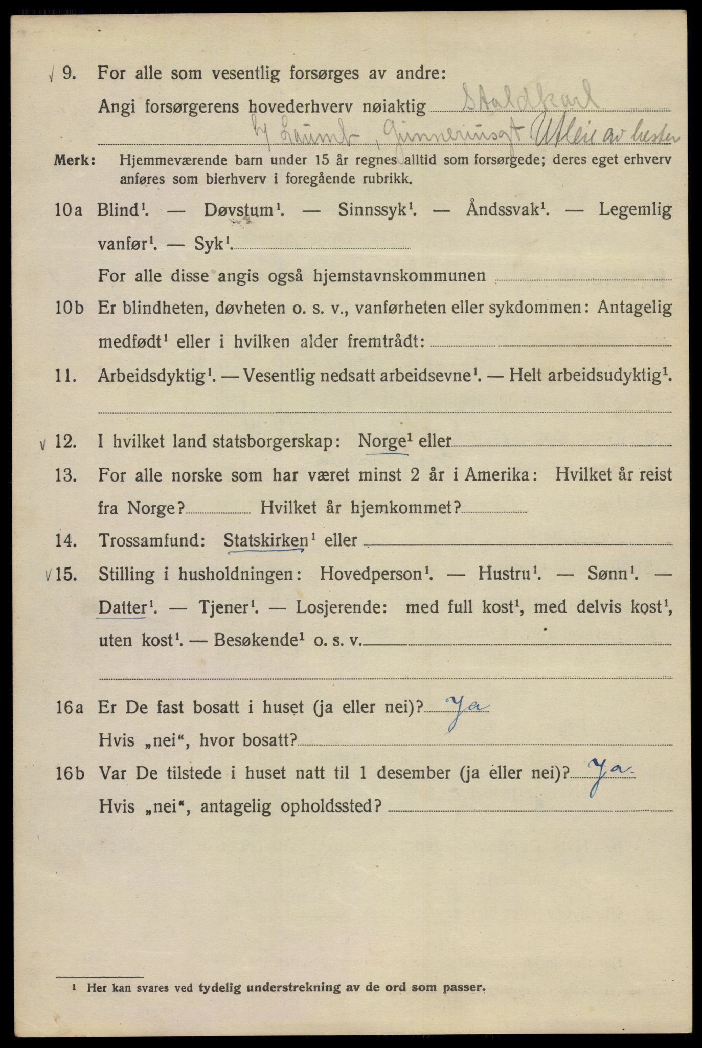 SAO, 1920 census for Kristiania, 1920, p. 413284