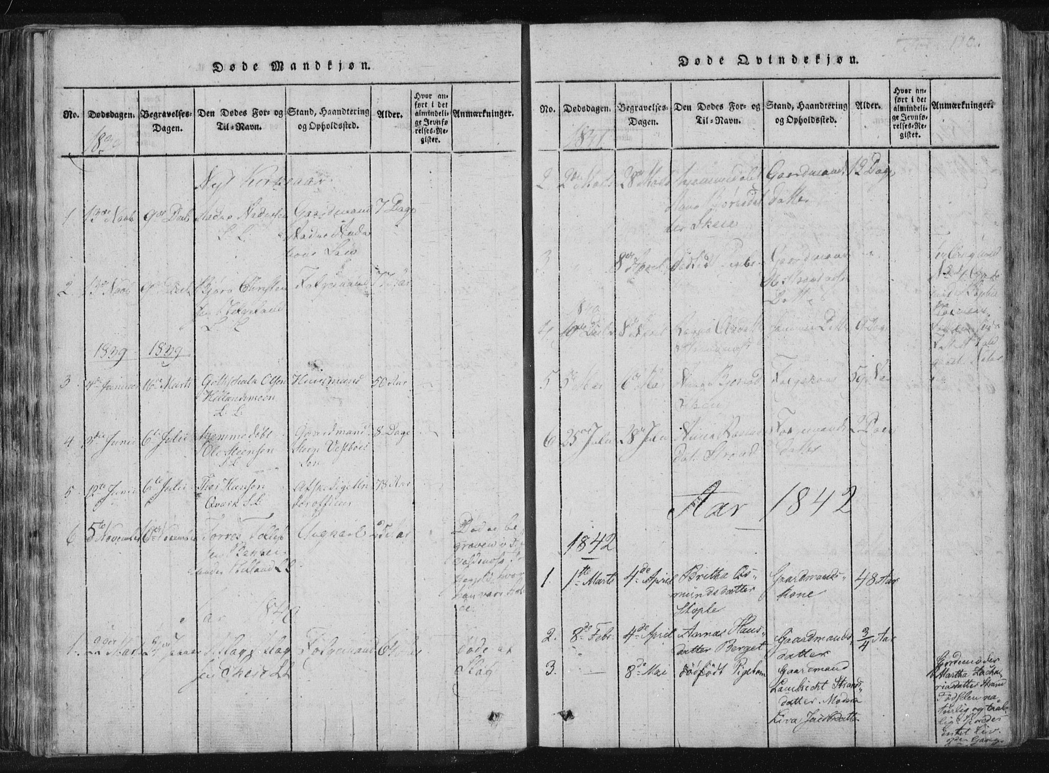 Vikedal sokneprestkontor, AV/SAST-A-101840/01/IV: Parish register (official) no. A 4, 1816-1850, p. 110