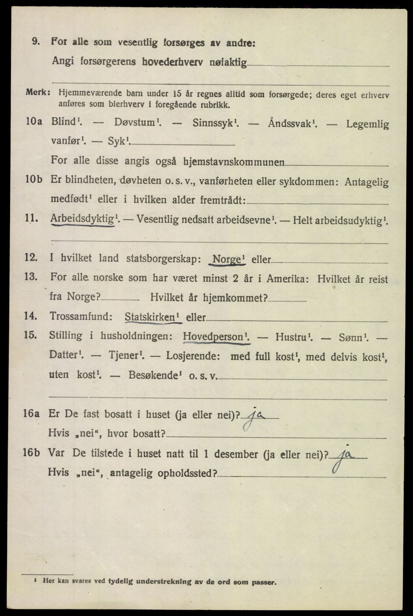 SAH, 1920 census for Søndre Land, 1920, p. 5770