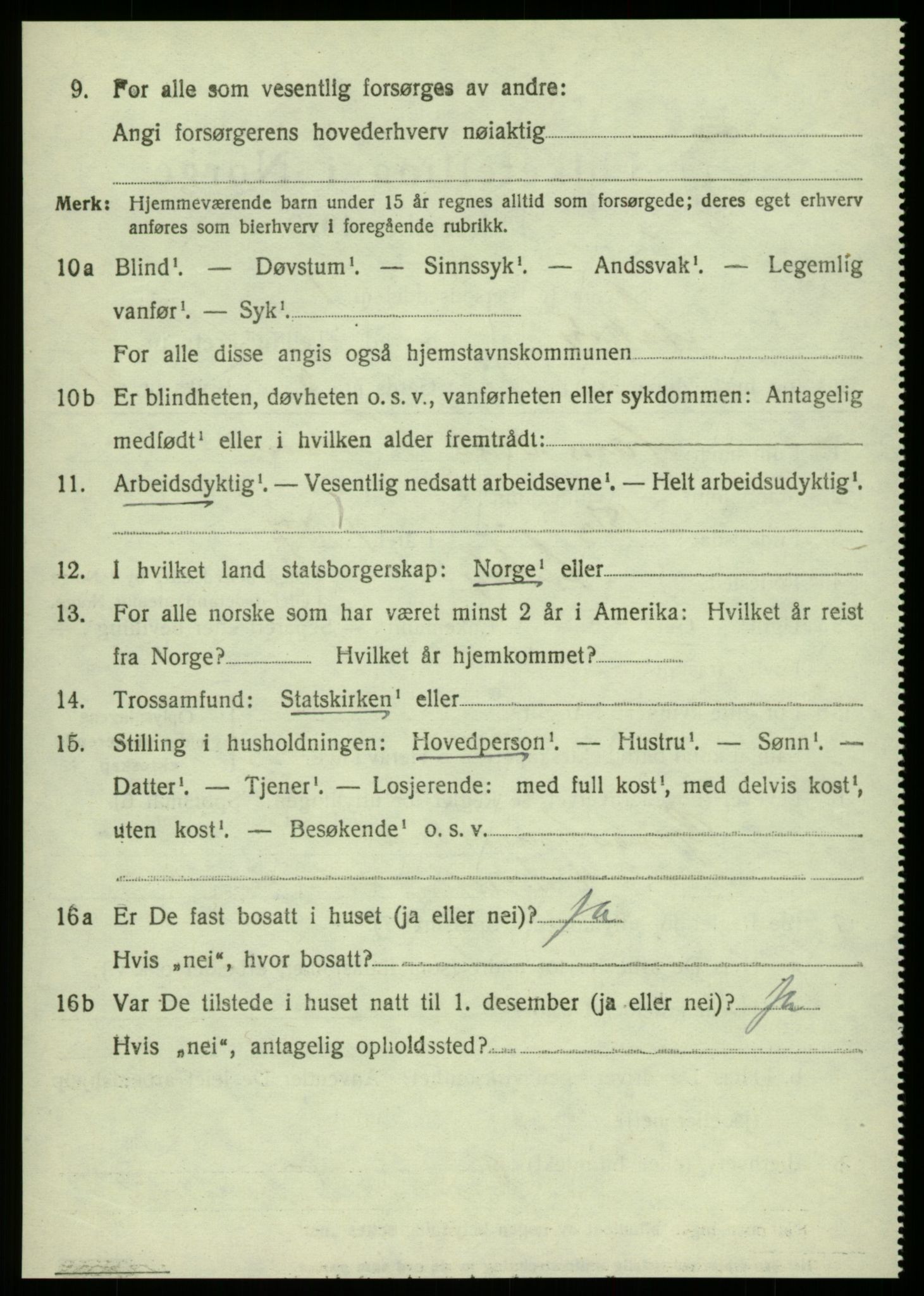 SAB, 1920 census for Askøy, 1920, p. 5783