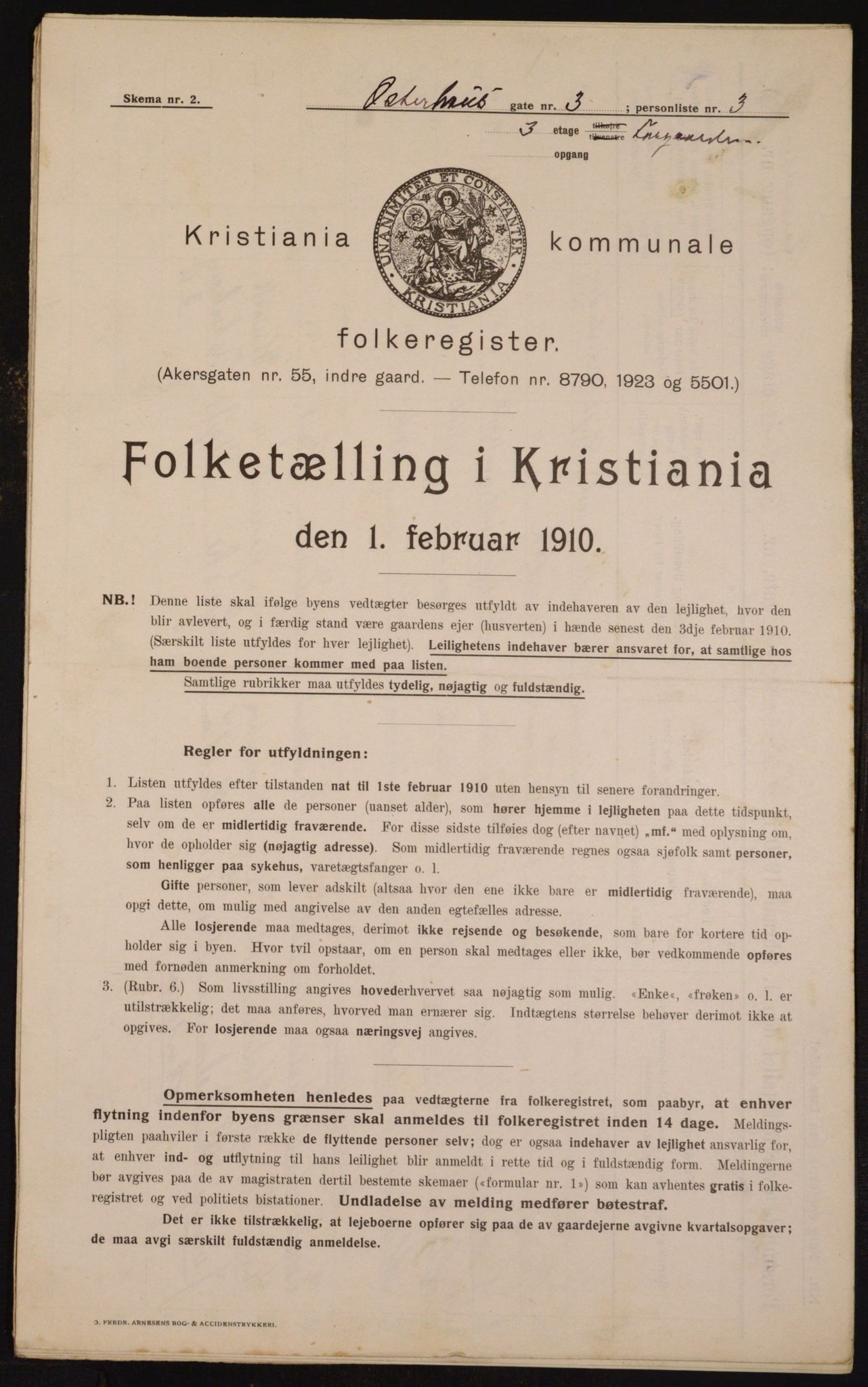 OBA, Municipal Census 1910 for Kristiania, 1910, p. 74471