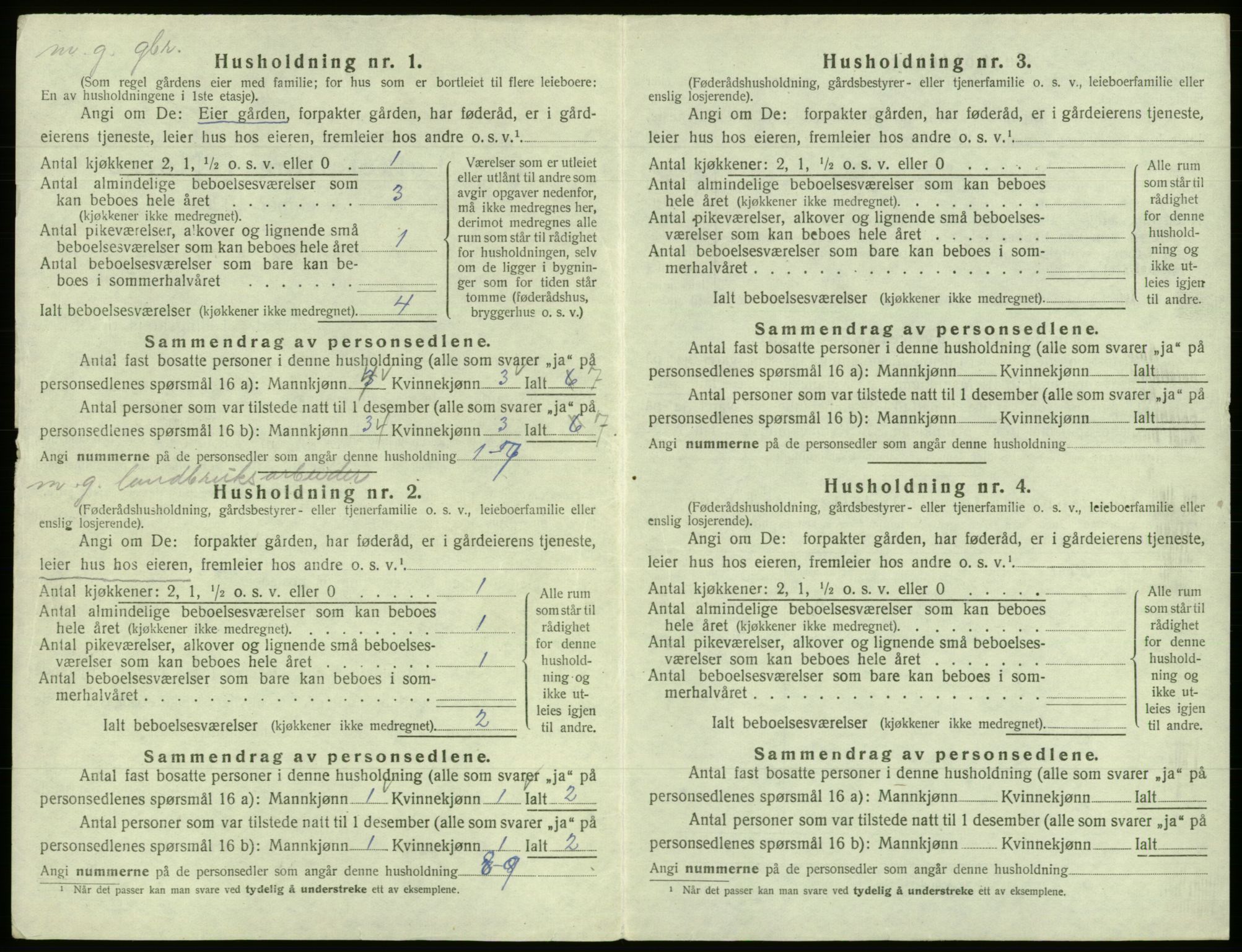 SAB, 1920 census for Fana, 1920, p. 2753