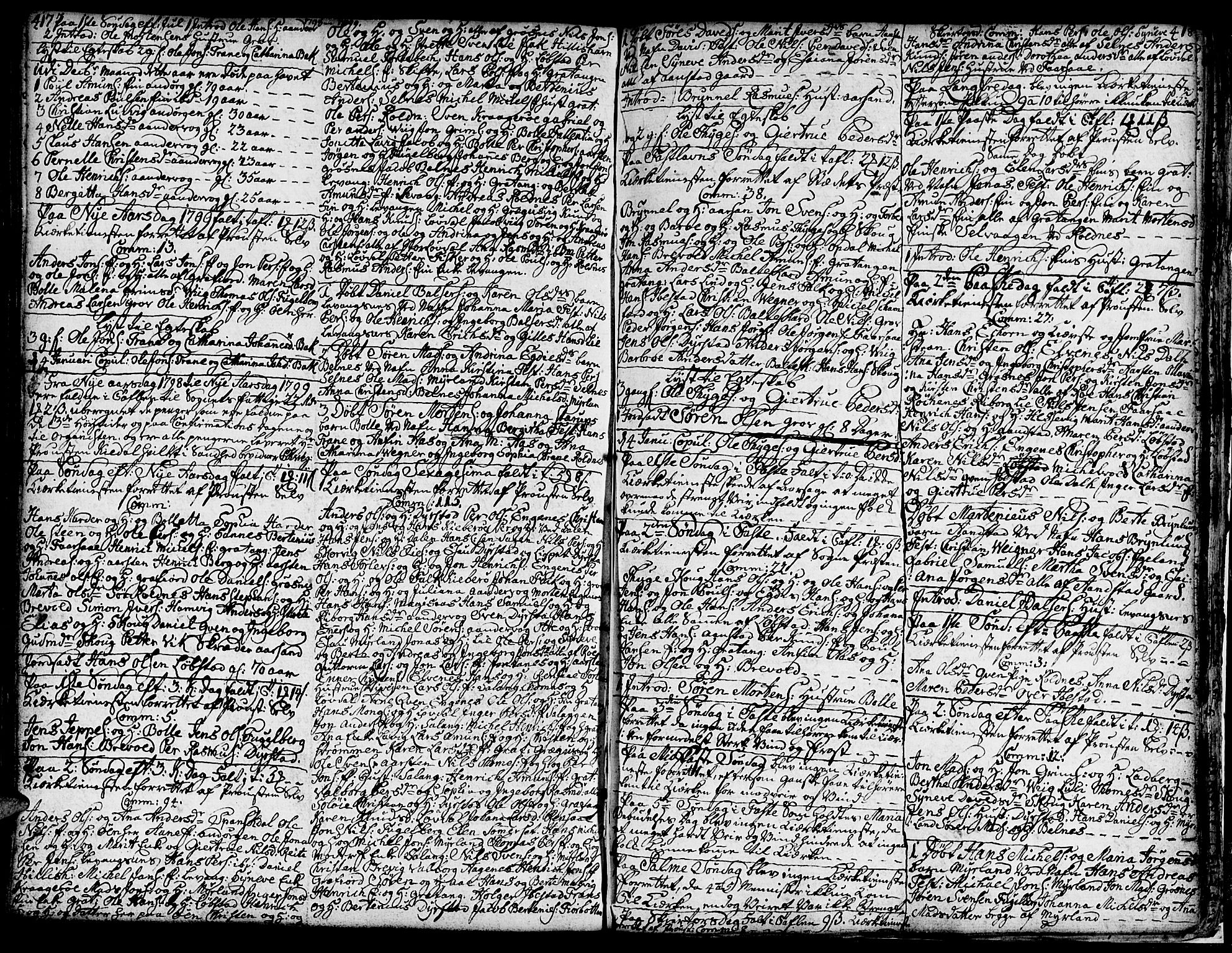 Ibestad sokneprestembete, SATØ/S-0077/H/Ha/Hab/L0001klokker: Parish register (copy) no. 1, 1776-1808, p. 417-418