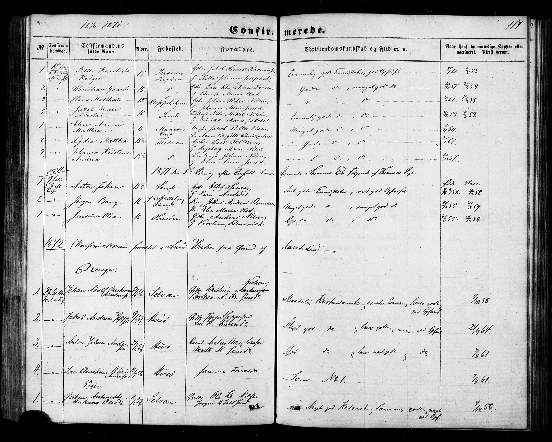 Ministerialprotokoller, klokkerbøker og fødselsregistre - Nordland, SAT/A-1459/840/L0579: Parish register (official) no. 840A01, 1863-1887, p. 111