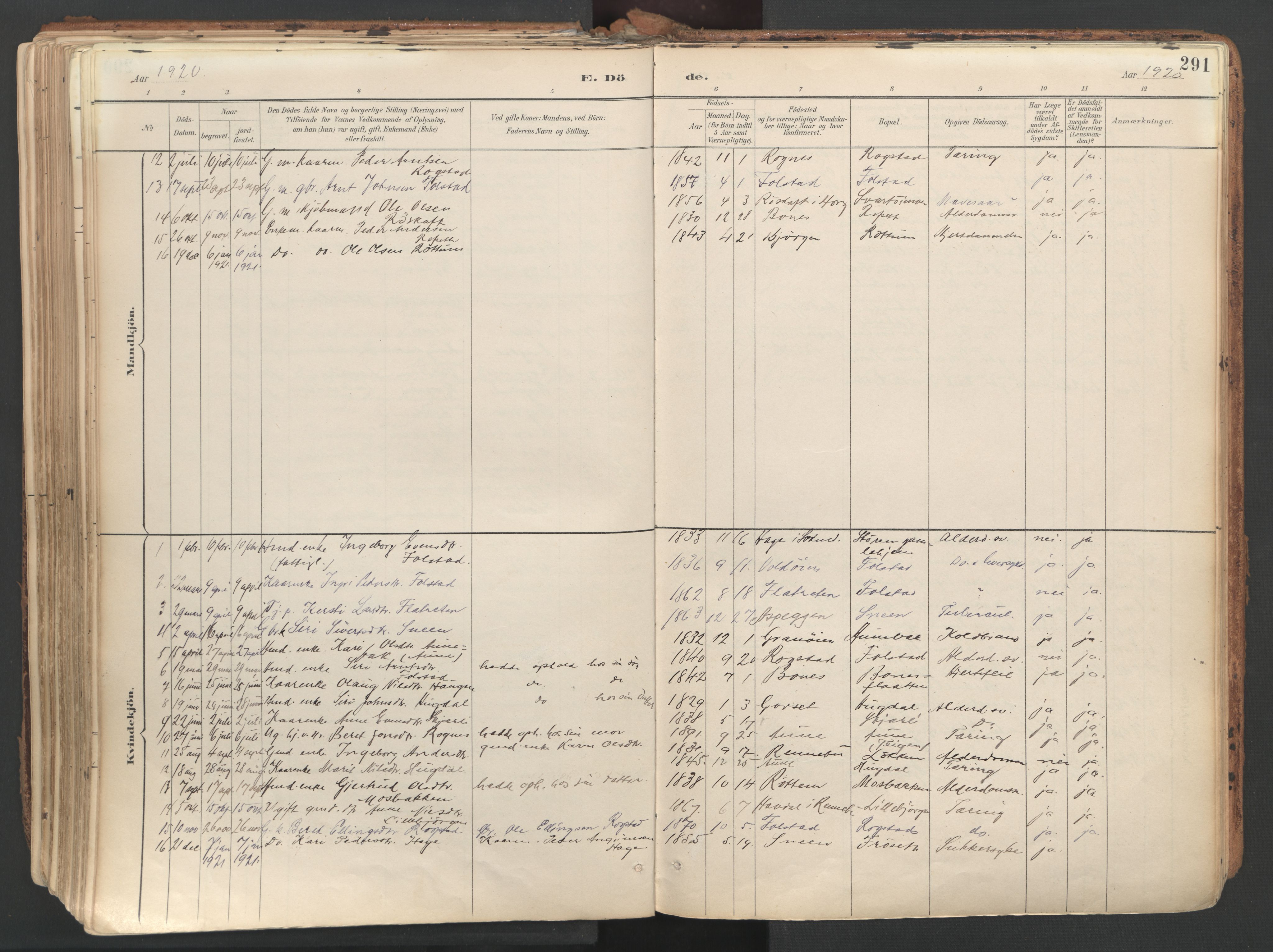 Ministerialprotokoller, klokkerbøker og fødselsregistre - Sør-Trøndelag, SAT/A-1456/687/L1004: Parish register (official) no. 687A10, 1891-1923, p. 291