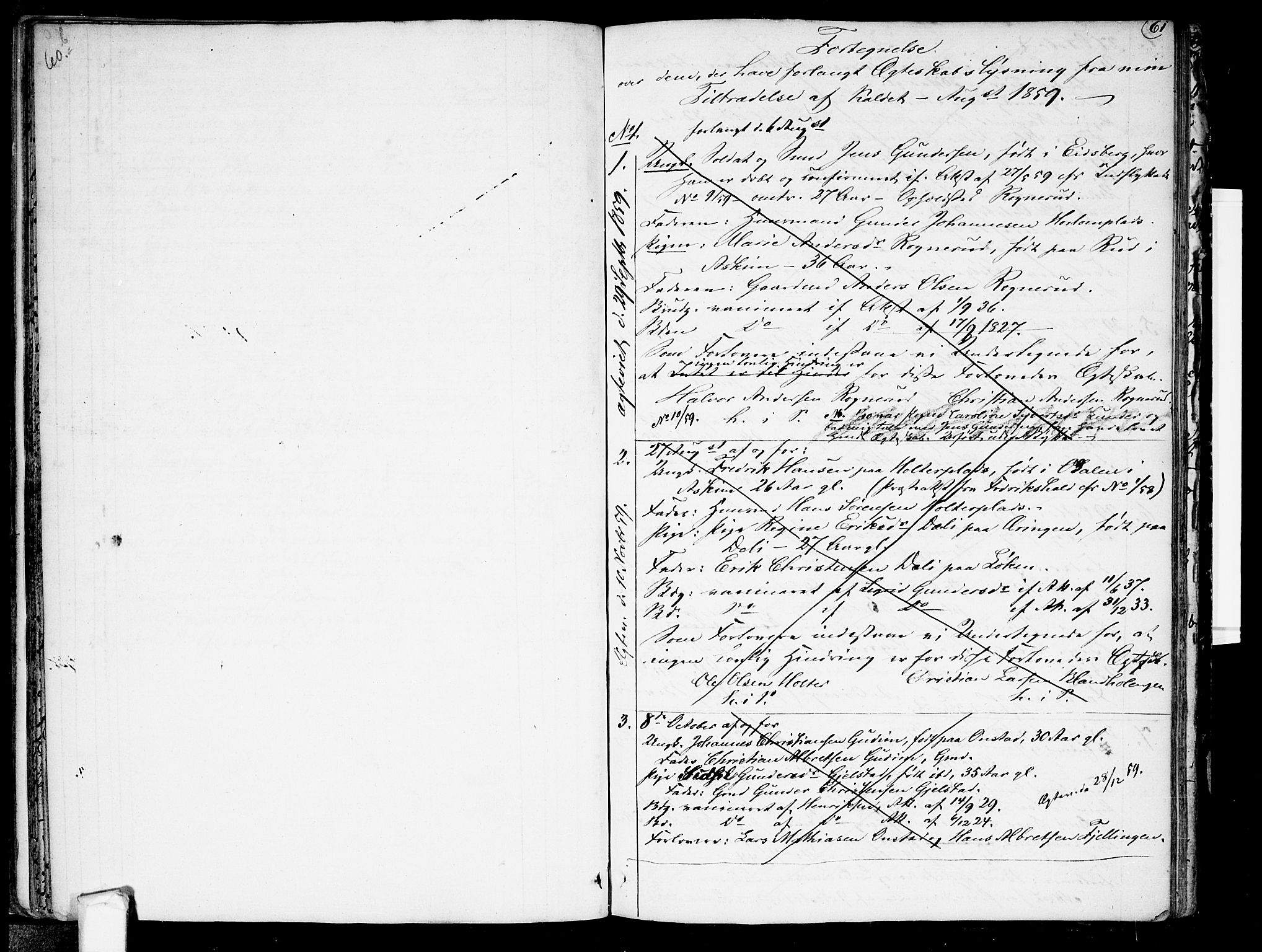 Askim prestekontor Kirkebøker, SAO/A-10900/F/Fa/L0003: Parish register (official) no. 3, 1790-1816, p. 61