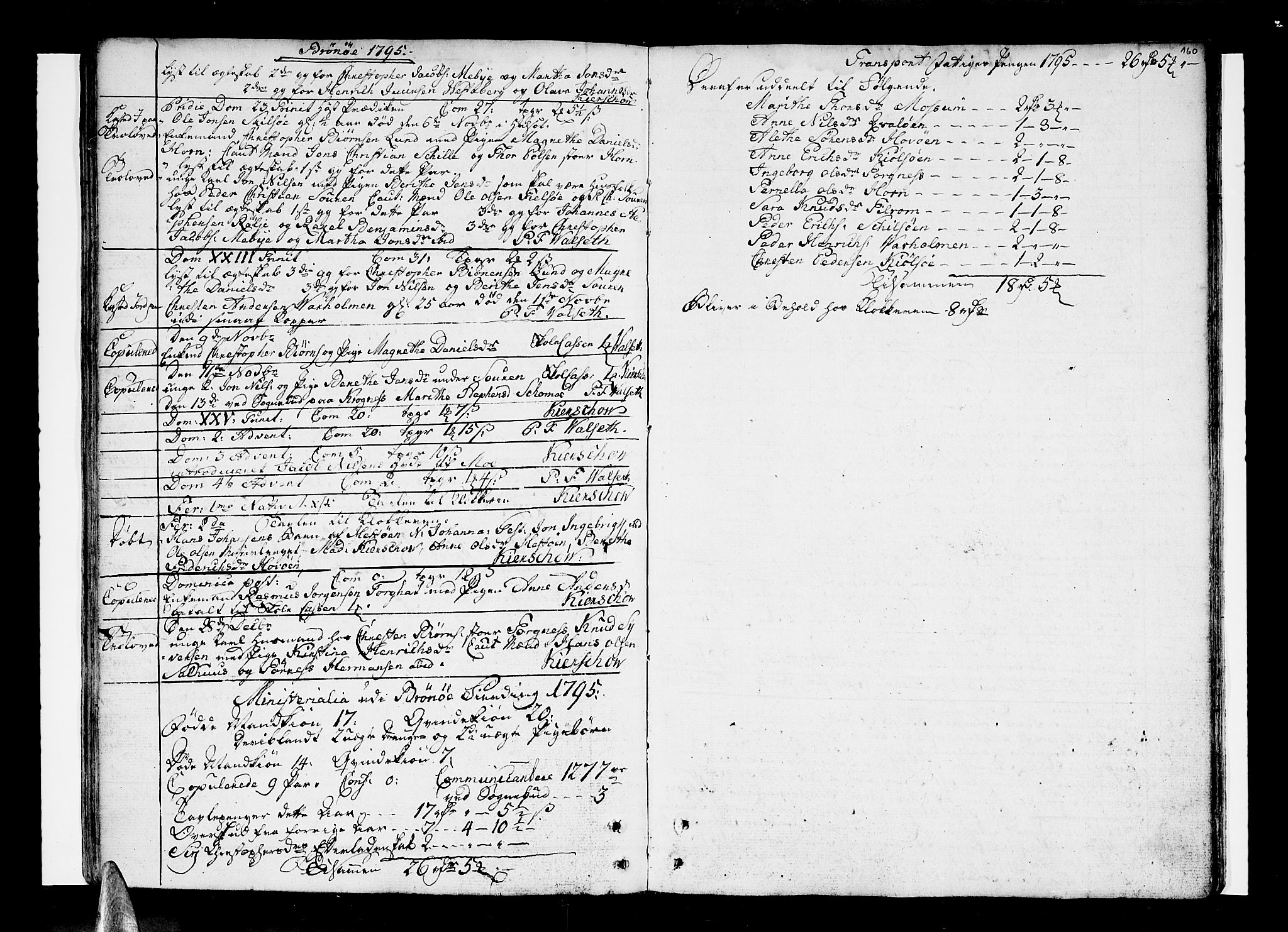 Ministerialprotokoller, klokkerbøker og fødselsregistre - Nordland, SAT/A-1459/813/L0195: Parish register (official) no. 813A05, 1752-1803, p. 160