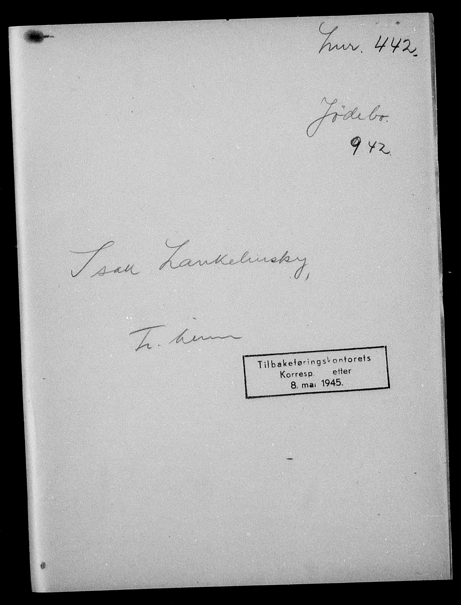 Justisdepartementet, Tilbakeføringskontoret for inndratte formuer, AV/RA-S-1564/H/Hc/Hca/L0902: --, 1945-1947, p. 637