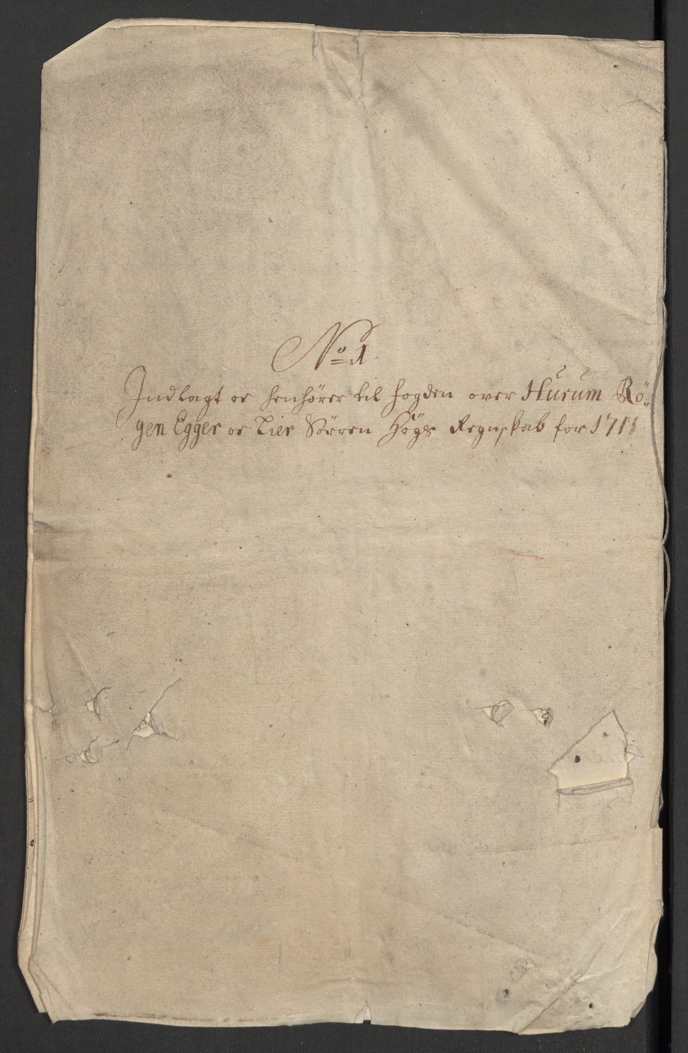 Rentekammeret inntil 1814, Reviderte regnskaper, Fogderegnskap, RA/EA-4092/R31/L1705: Fogderegnskap Hurum, Røyken, Eiker, Lier og Buskerud, 1711, p. 23