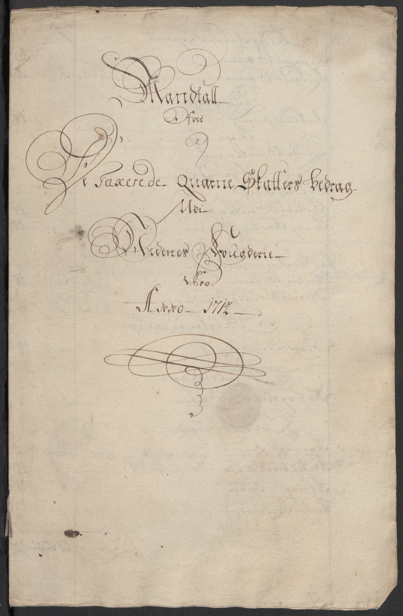 Rentekammeret inntil 1814, Reviderte regnskaper, Fogderegnskap, AV/RA-EA-4092/R39/L2320: Fogderegnskap Nedenes, 1712, p. 212