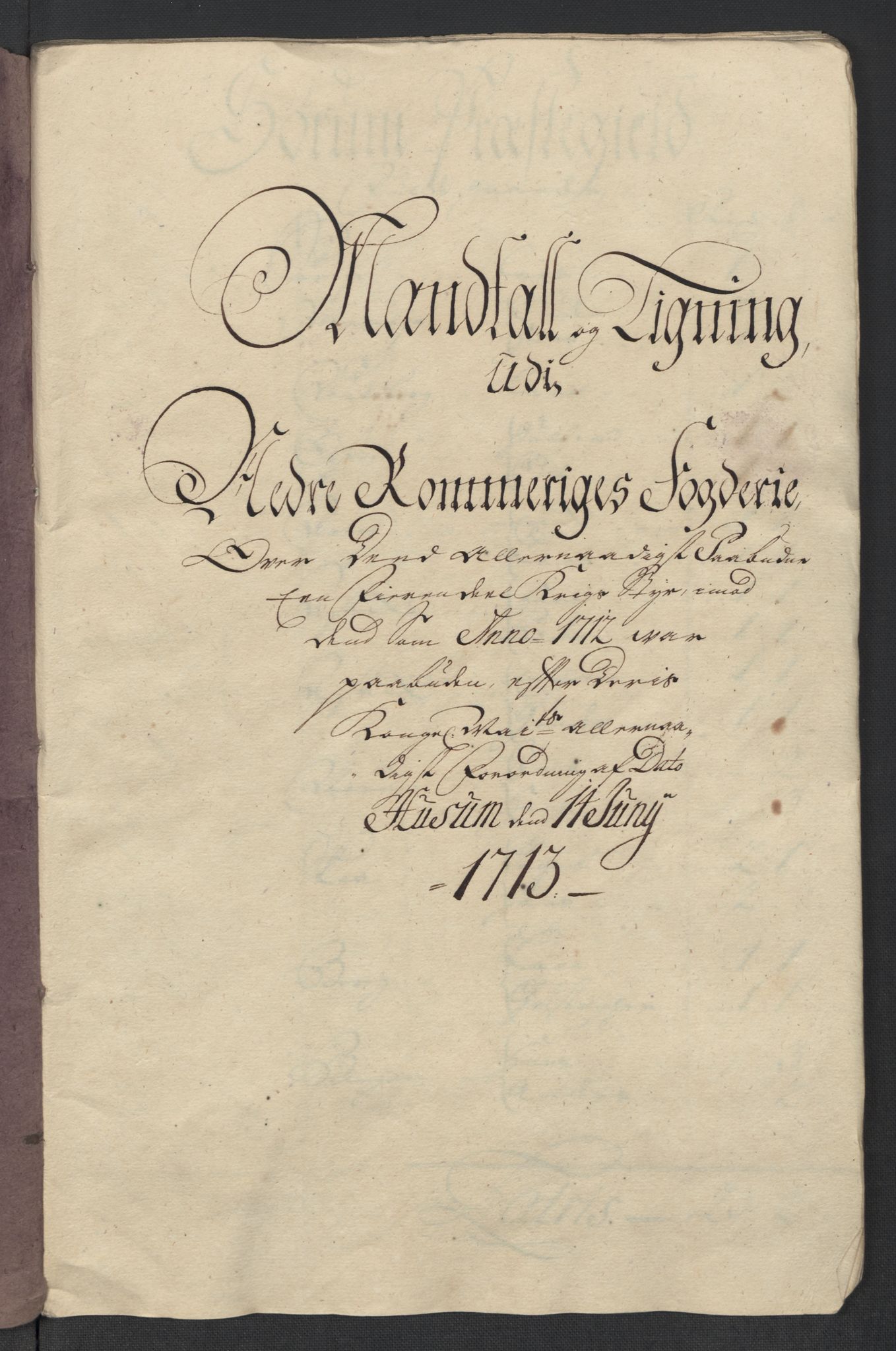 Rentekammeret inntil 1814, Reviderte regnskaper, Fogderegnskap, RA/EA-4092/R11/L0595: Fogderegnskap Nedre Romerike, 1713, p. 111