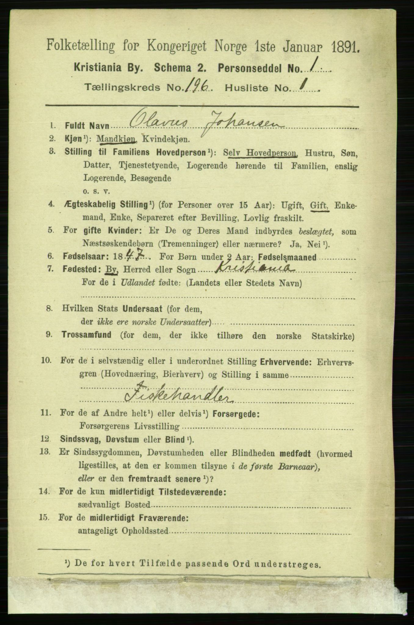 RA, 1891 census for 0301 Kristiania, 1891, p. 118093