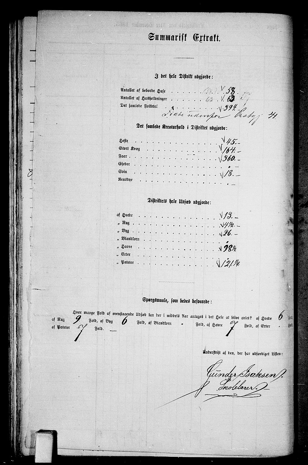 RA, 1865 census for Gjerpen, 1865, p. 72