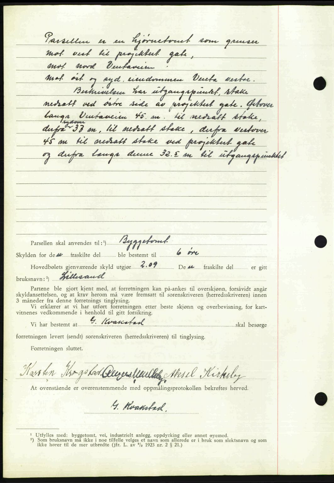 Rakkestad sorenskriveri, AV/SAO-A-10686/G/Gb/Gba/Gbab/L0012a: Mortgage book no. A12 I, 1945-1946, Diary no: : 221/1946