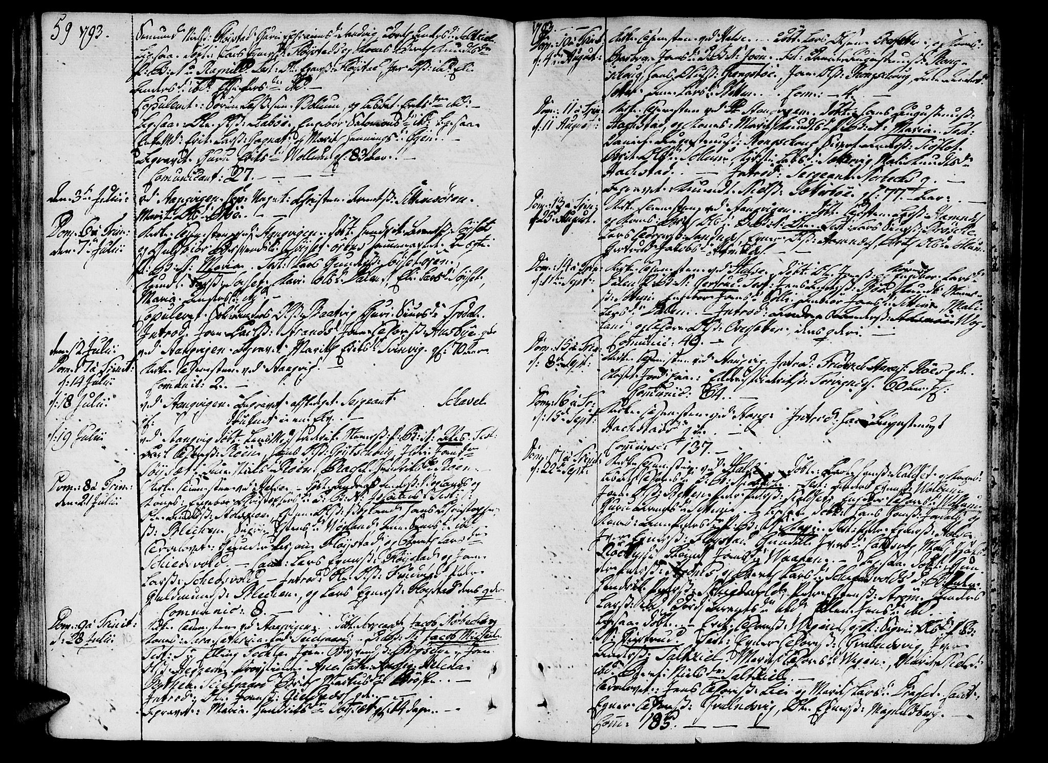 Ministerialprotokoller, klokkerbøker og fødselsregistre - Møre og Romsdal, SAT/A-1454/592/L1022: Parish register (official) no. 592A01, 1784-1819, p. 59