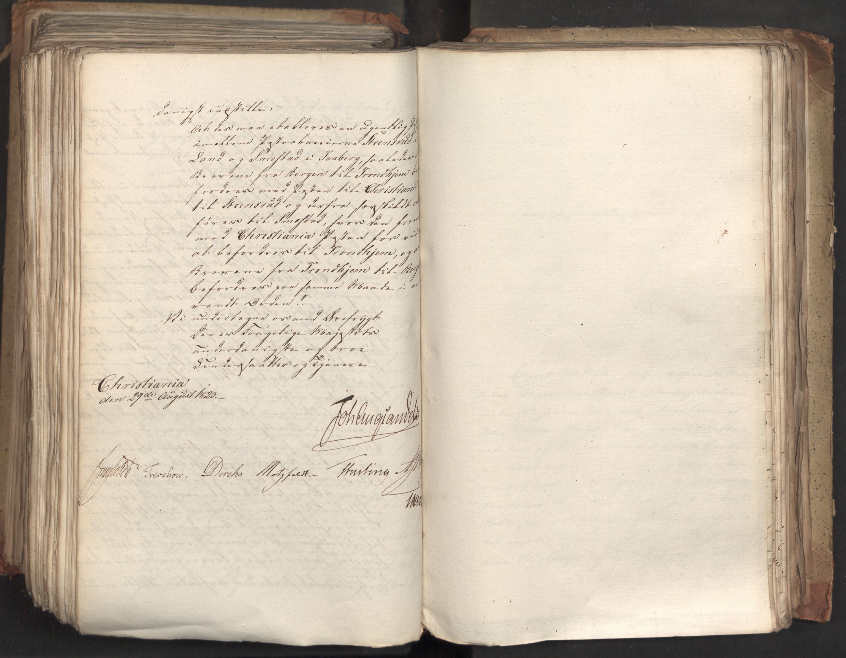 Statsrådsavdelingen i Stockholm, AV/RA-S-1003/D/Da/L0035: Regjeringsinnstillinger nr. 541-840, 1823, p. 516